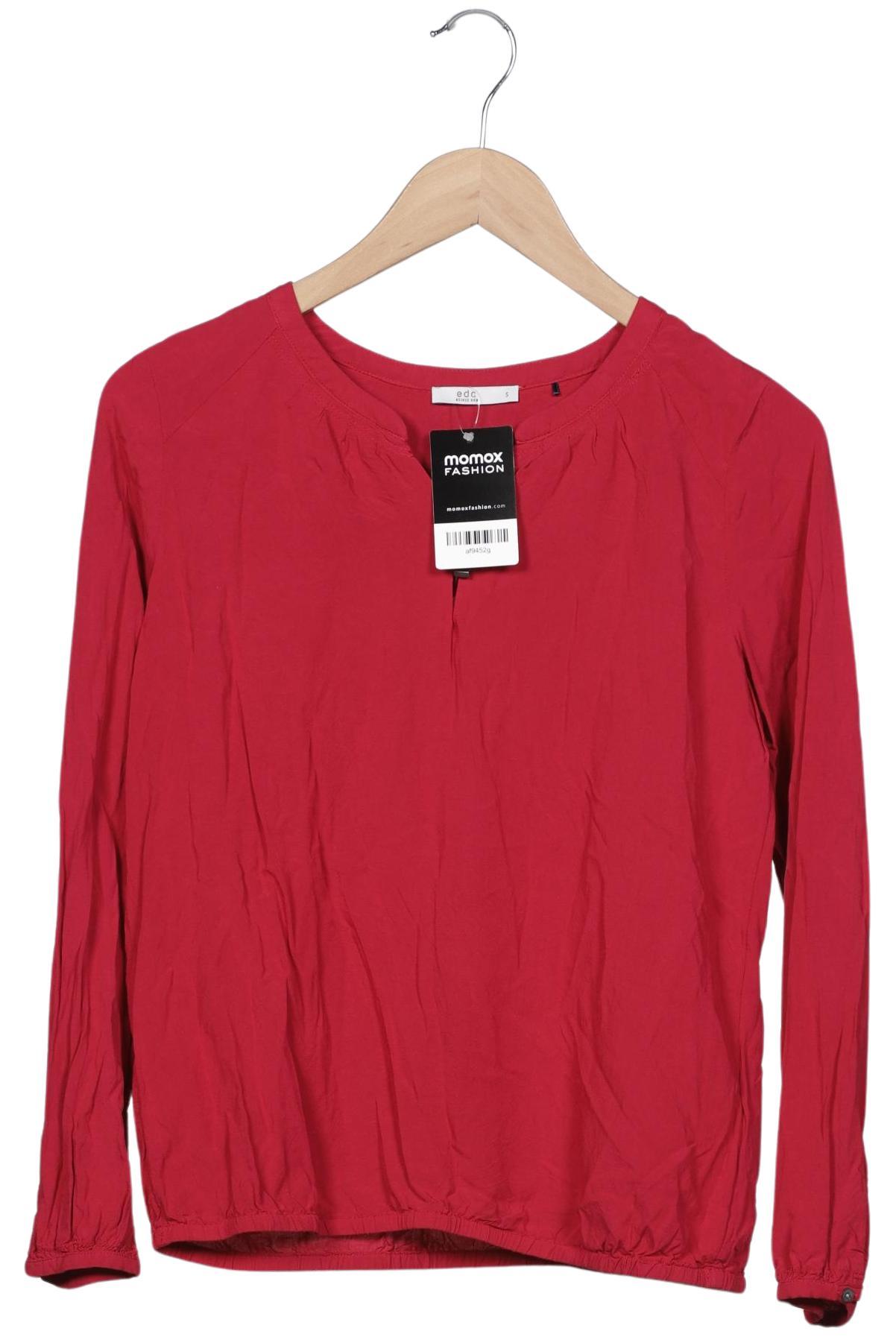 

edc by Esprit Damen Bluse, rot, Gr. 36
