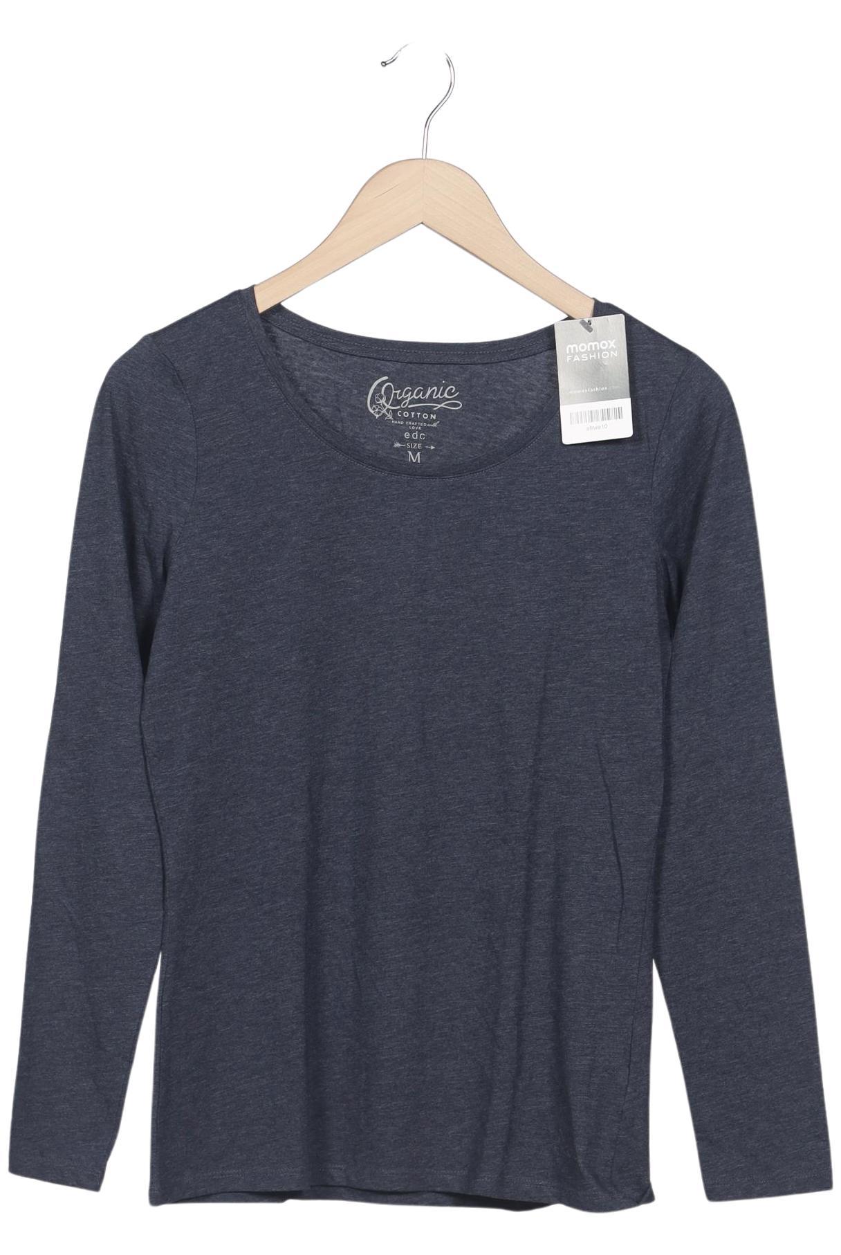 

edc by Esprit Damen Langarmshirt, marineblau, Gr. 38