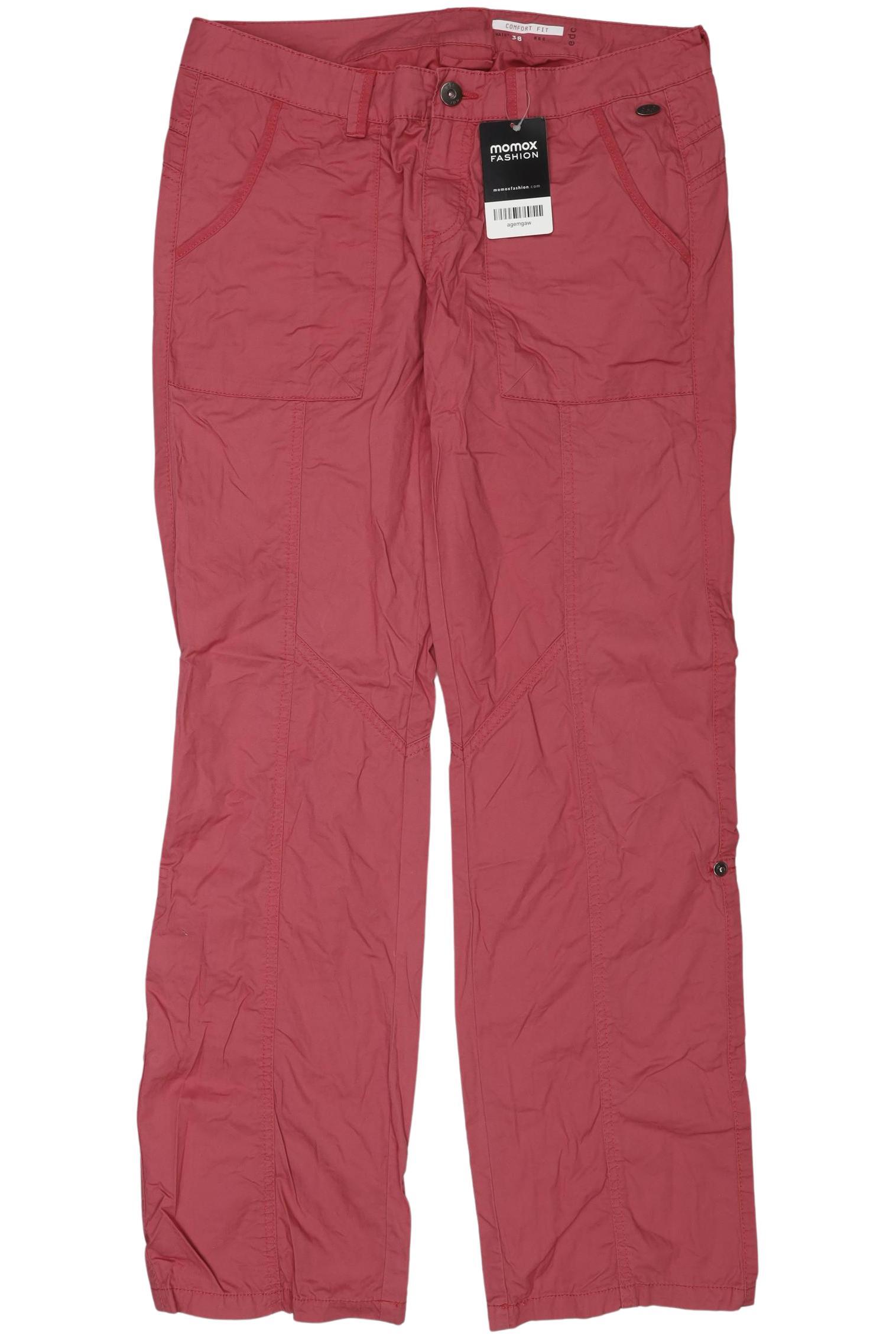 

edc by Esprit Damen Stoffhose, pink, Gr. 38