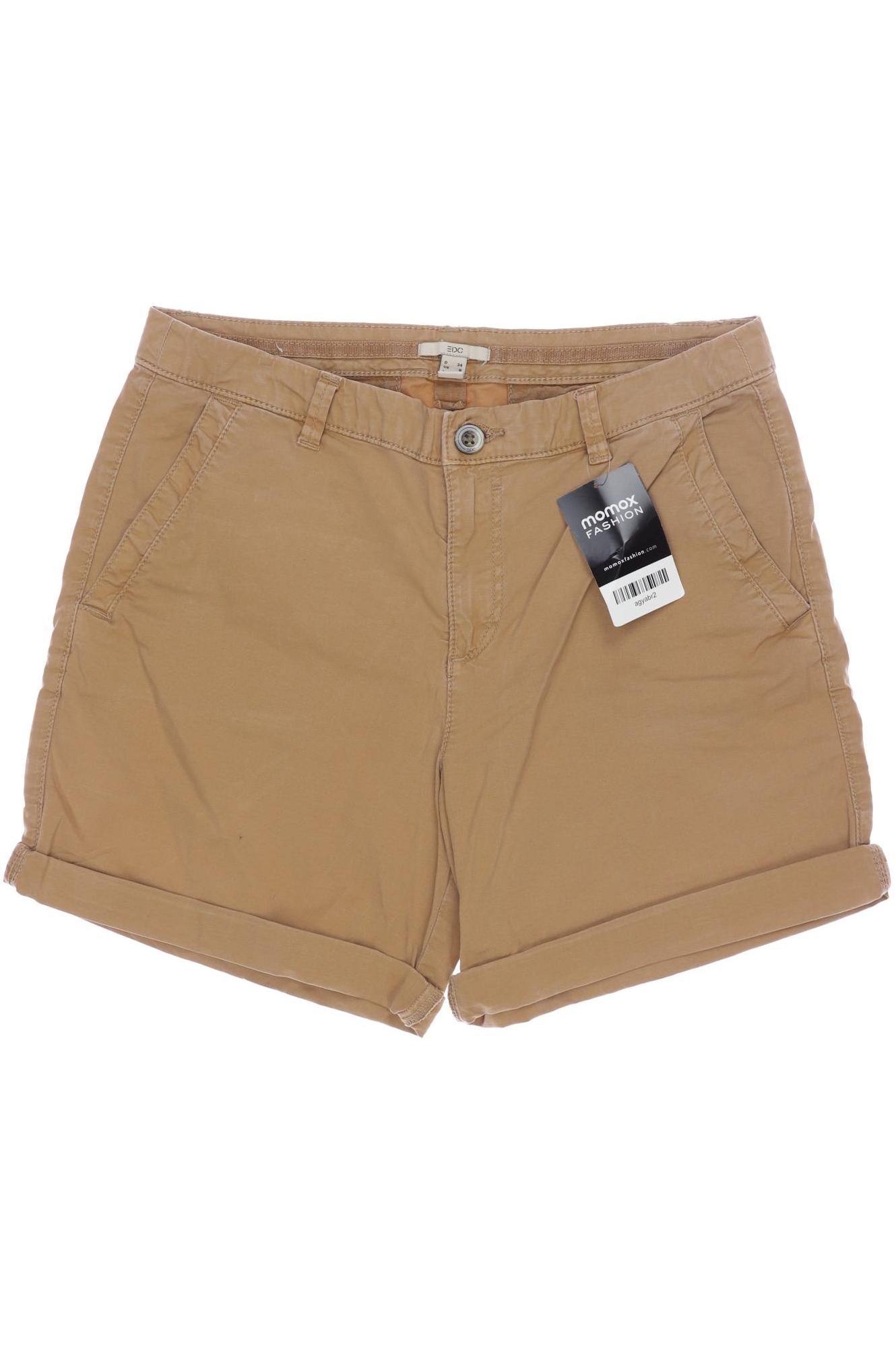 

edc by Esprit Damen Shorts, beige, Gr. 34