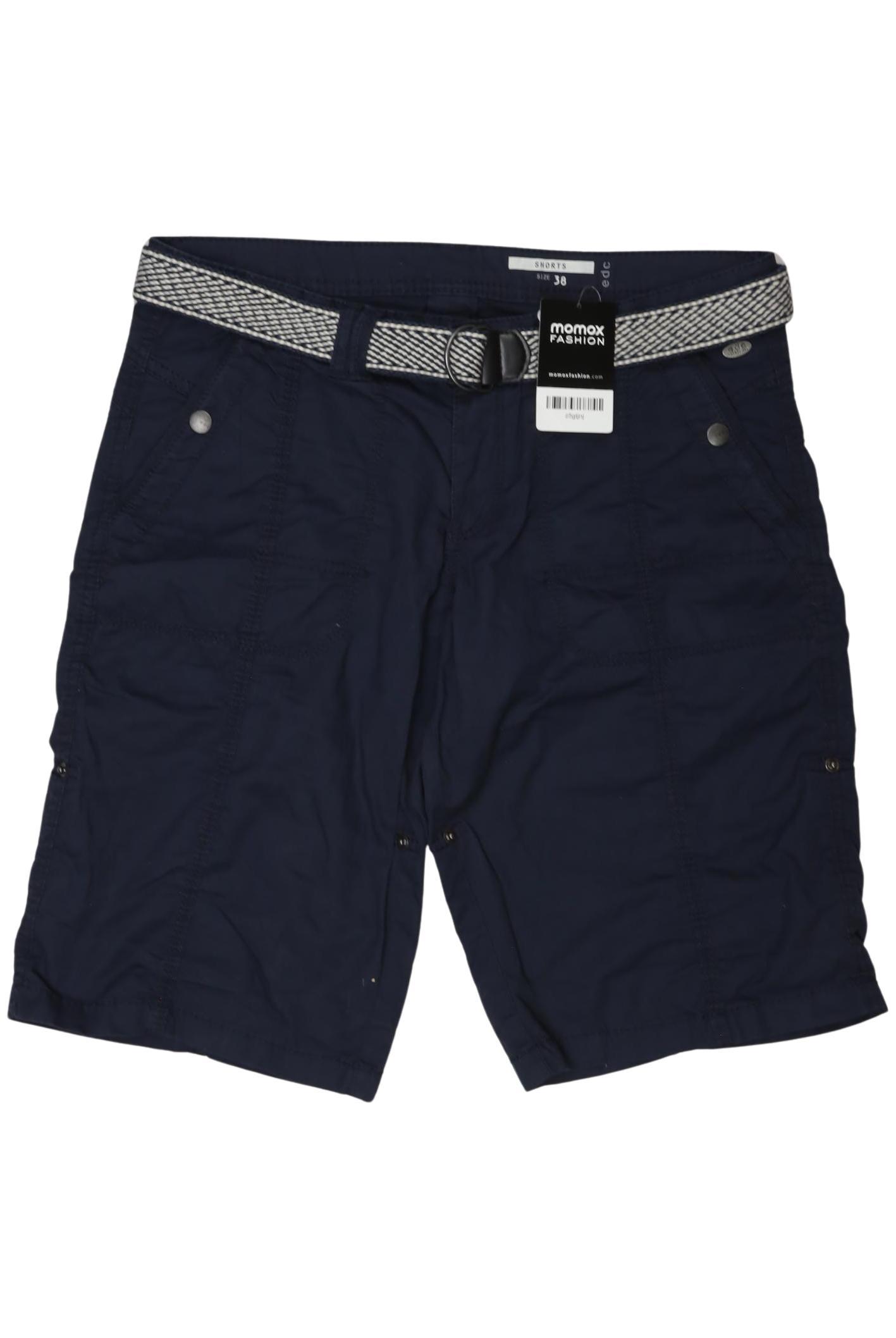 

edc by Esprit Damen Shorts, marineblau, Gr. 38