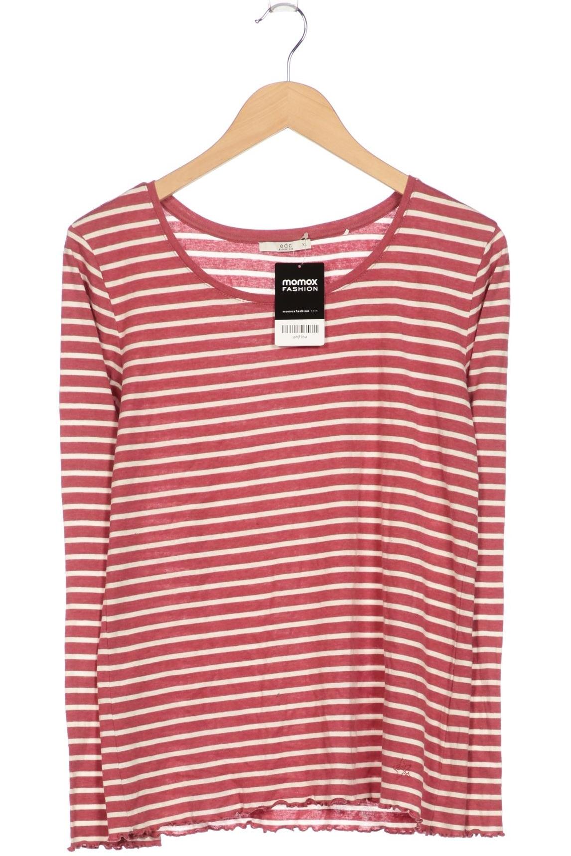 

edc by Esprit Damen Langarmshirt, pink, Gr. 44