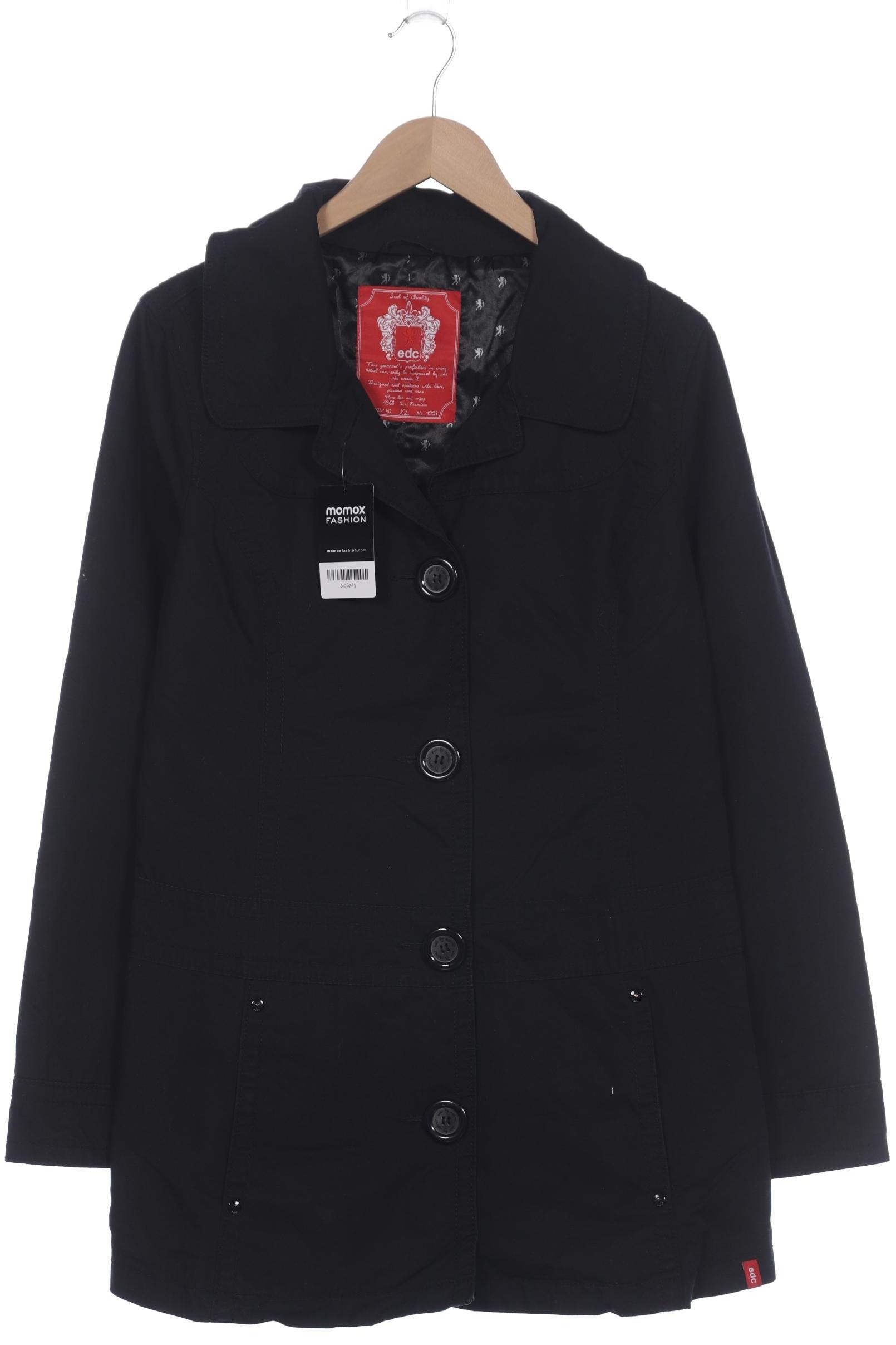 

edc by Esprit Damen Jacke, schwarz, Gr. 44