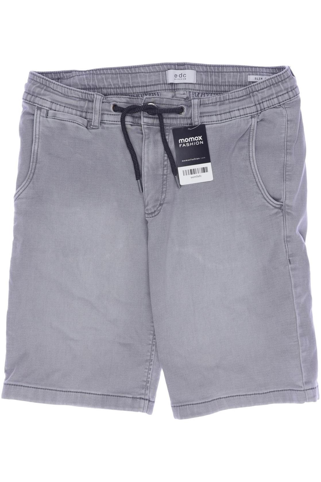 

edc by Esprit Herren Shorts, grau, Gr. 32