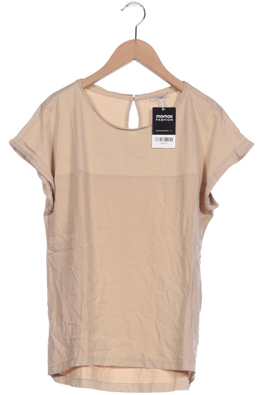 

edc by Esprit Damen T-Shirt, beige, Gr. 38