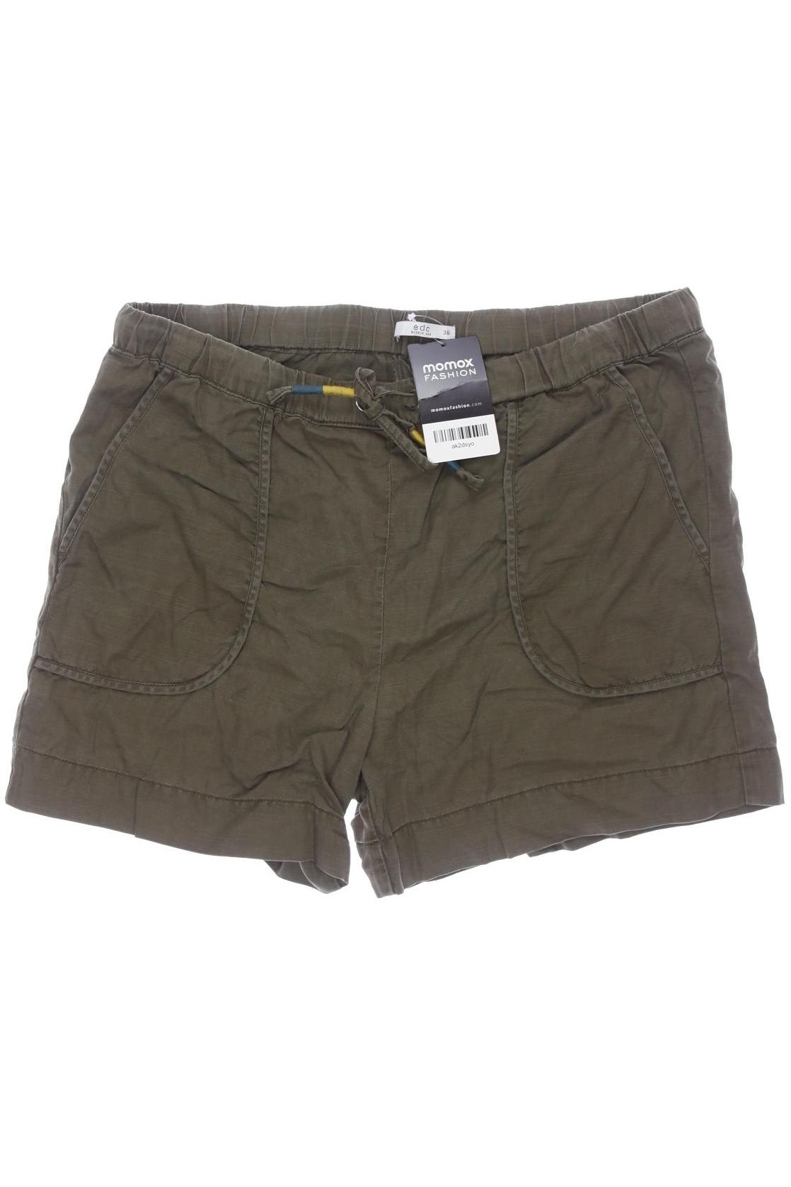 

edc by Esprit Damen Shorts, grün, Gr. 38