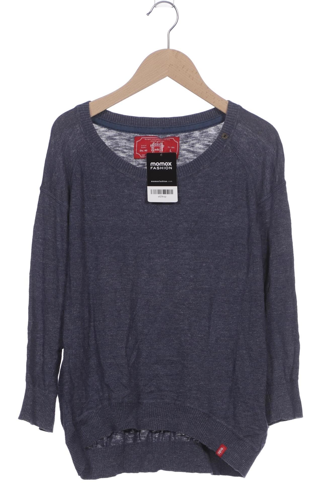 

edc by Esprit Damen Pullover, marineblau, Gr. 42