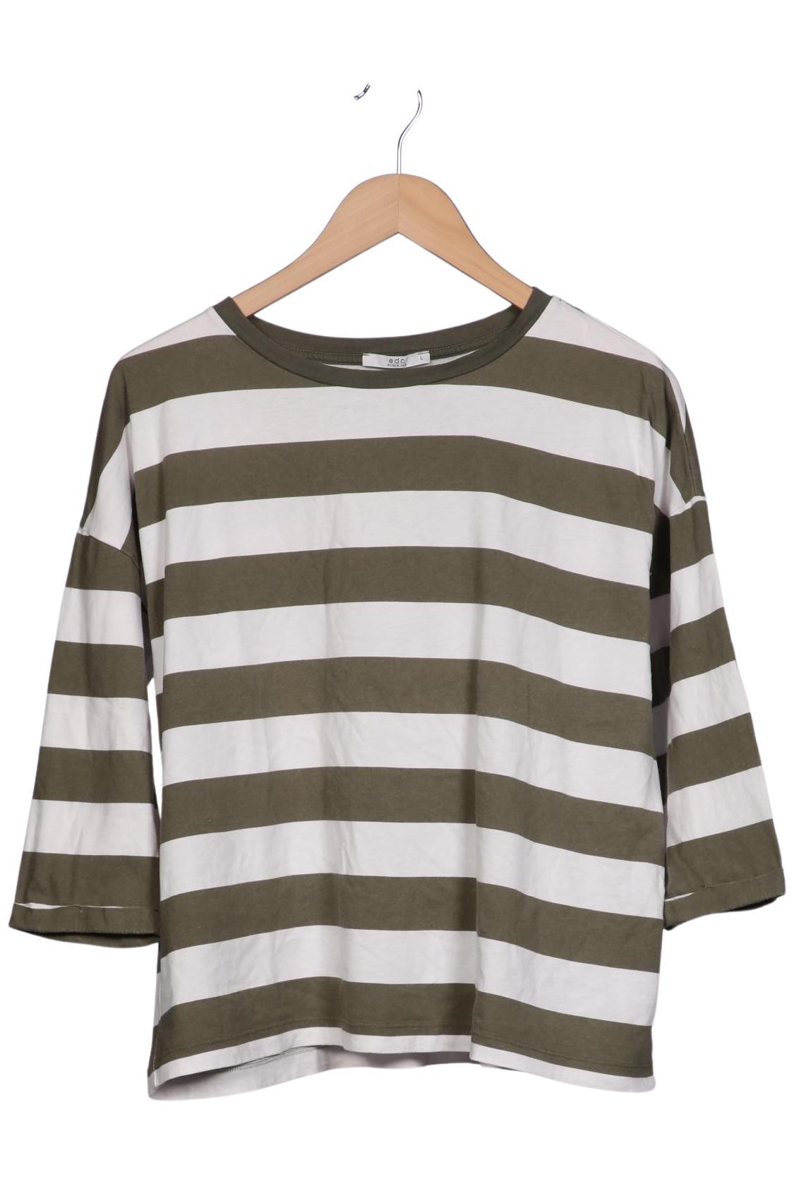 

edc by Esprit Damen Langarmshirt, mehrfarbig, Gr. 42