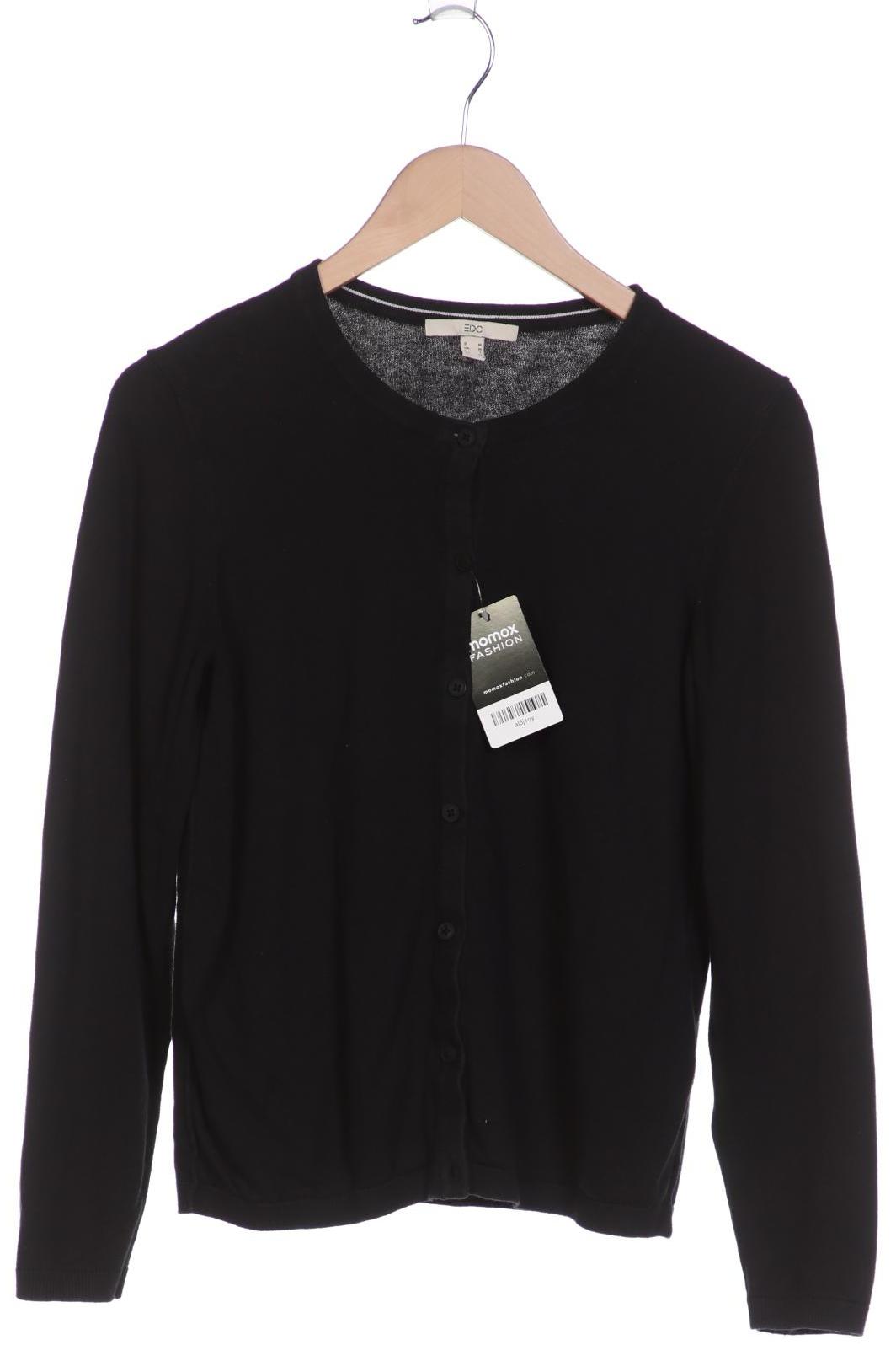 

edc by Esprit Damen Strickjacke, schwarz