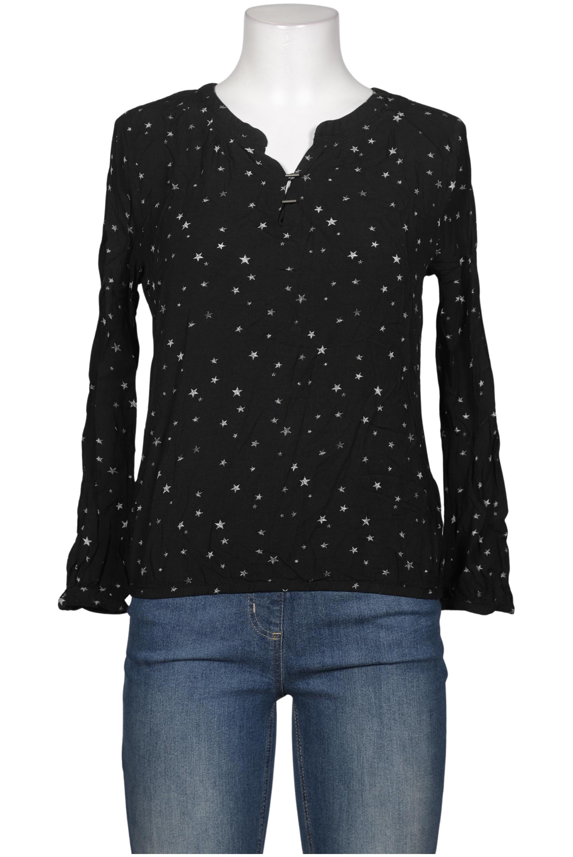 

edc by Esprit Damen Bluse, schwarz, Gr. 38