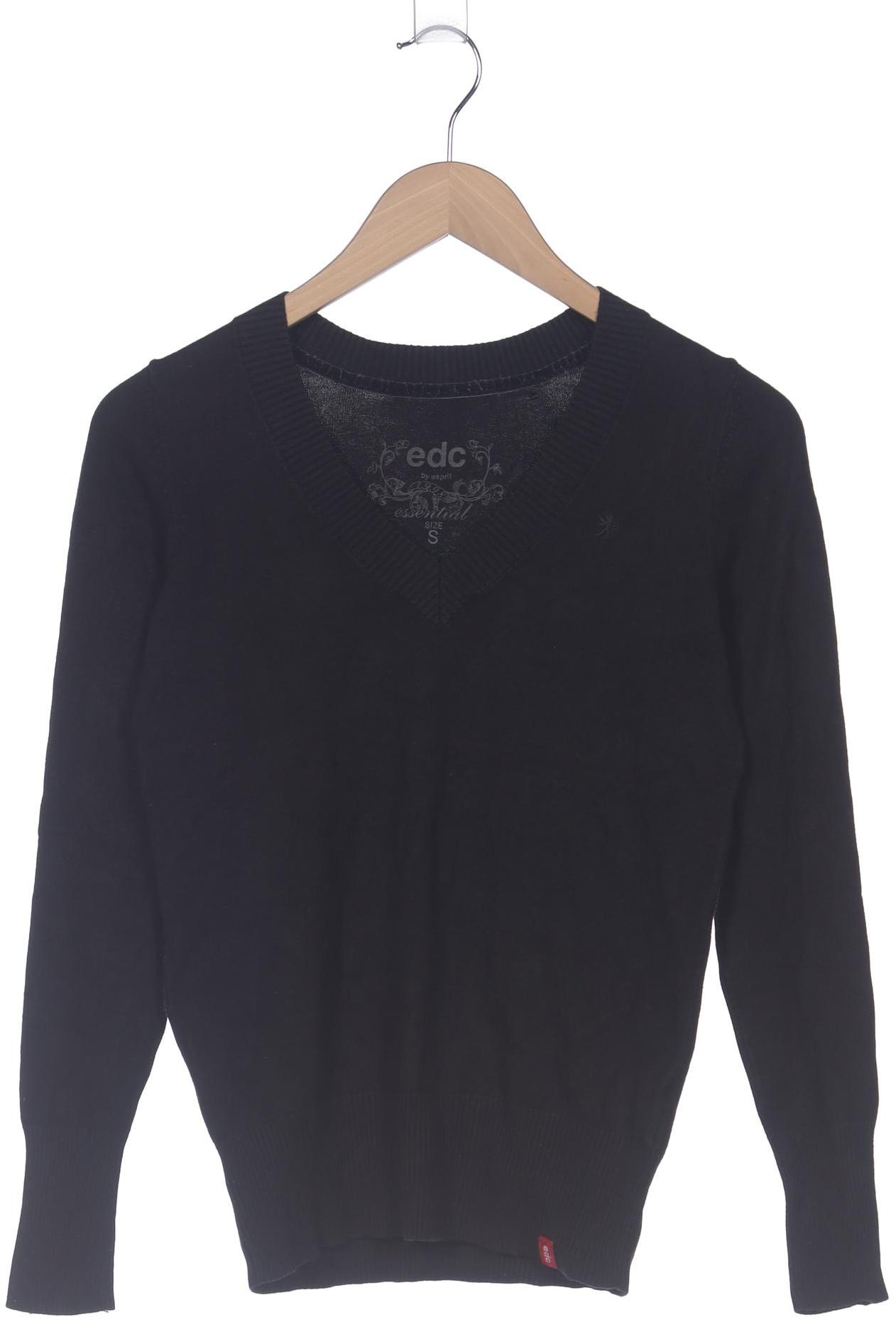 

edc by Esprit Damen Pullover, schwarz, Gr. 36