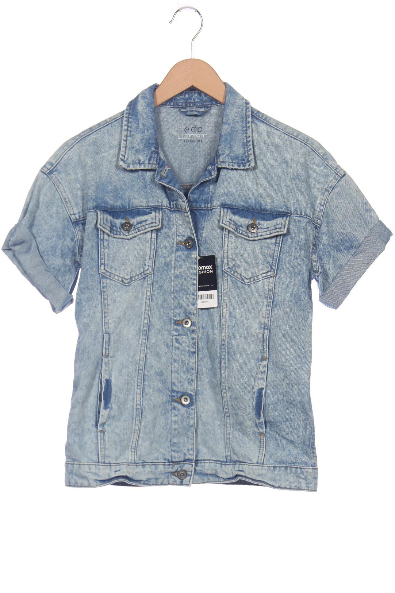 

edc by Esprit Damen Jacke, blau, Gr. 36