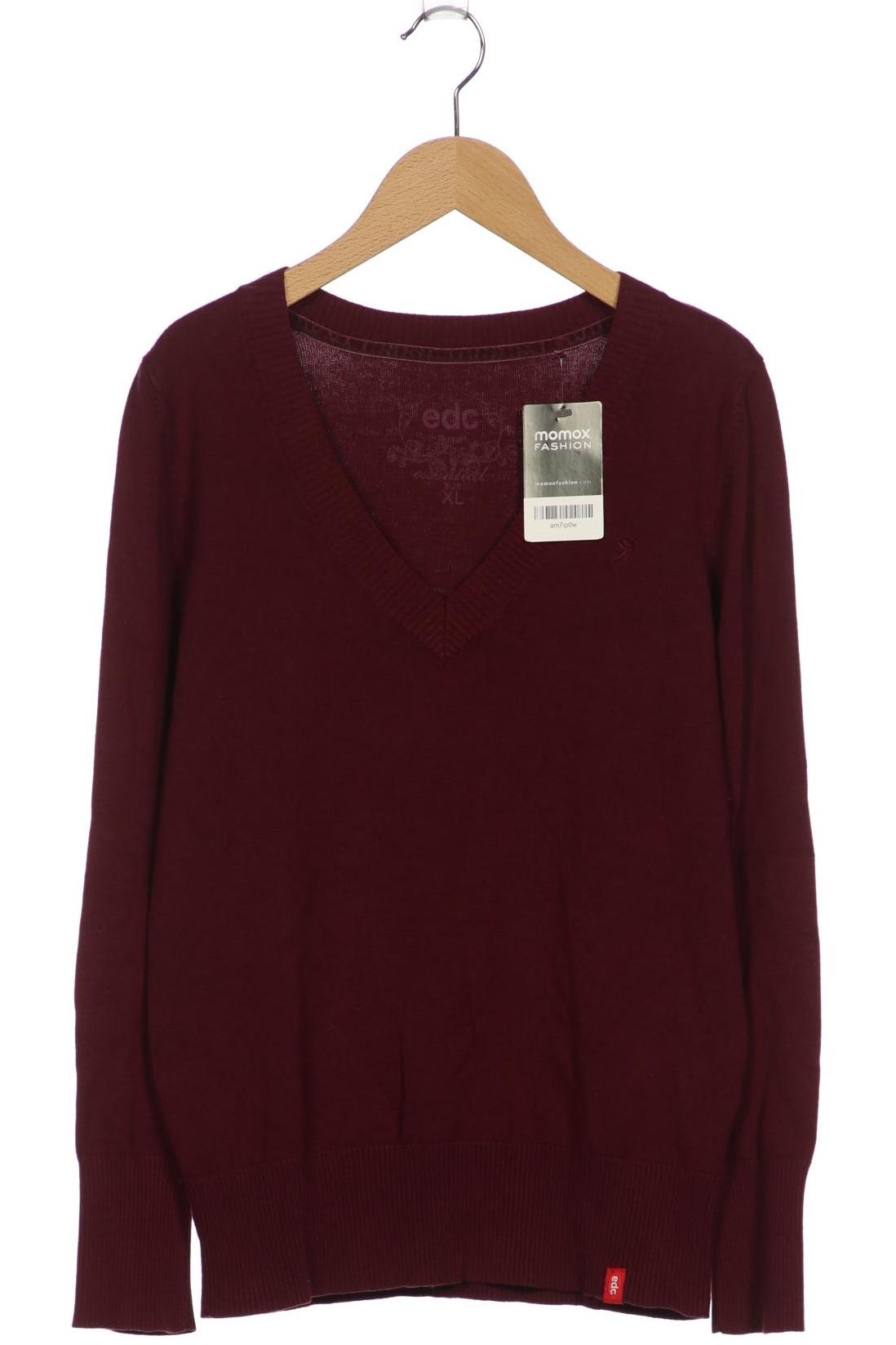 

edc by Esprit Damen Pullover, bordeaux, Gr. 44