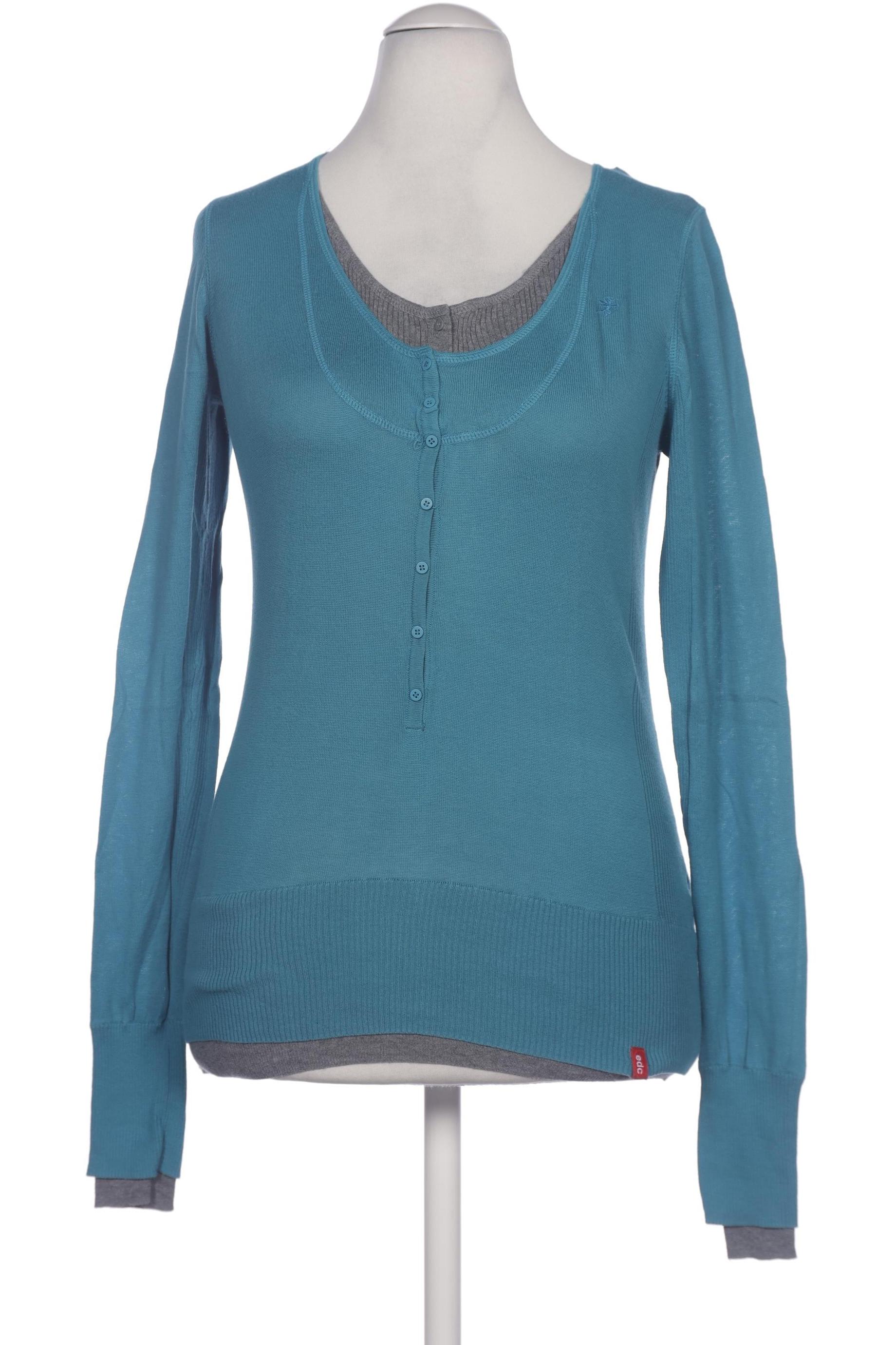 

edc by Esprit Damen Pullover, blau, Gr. 38