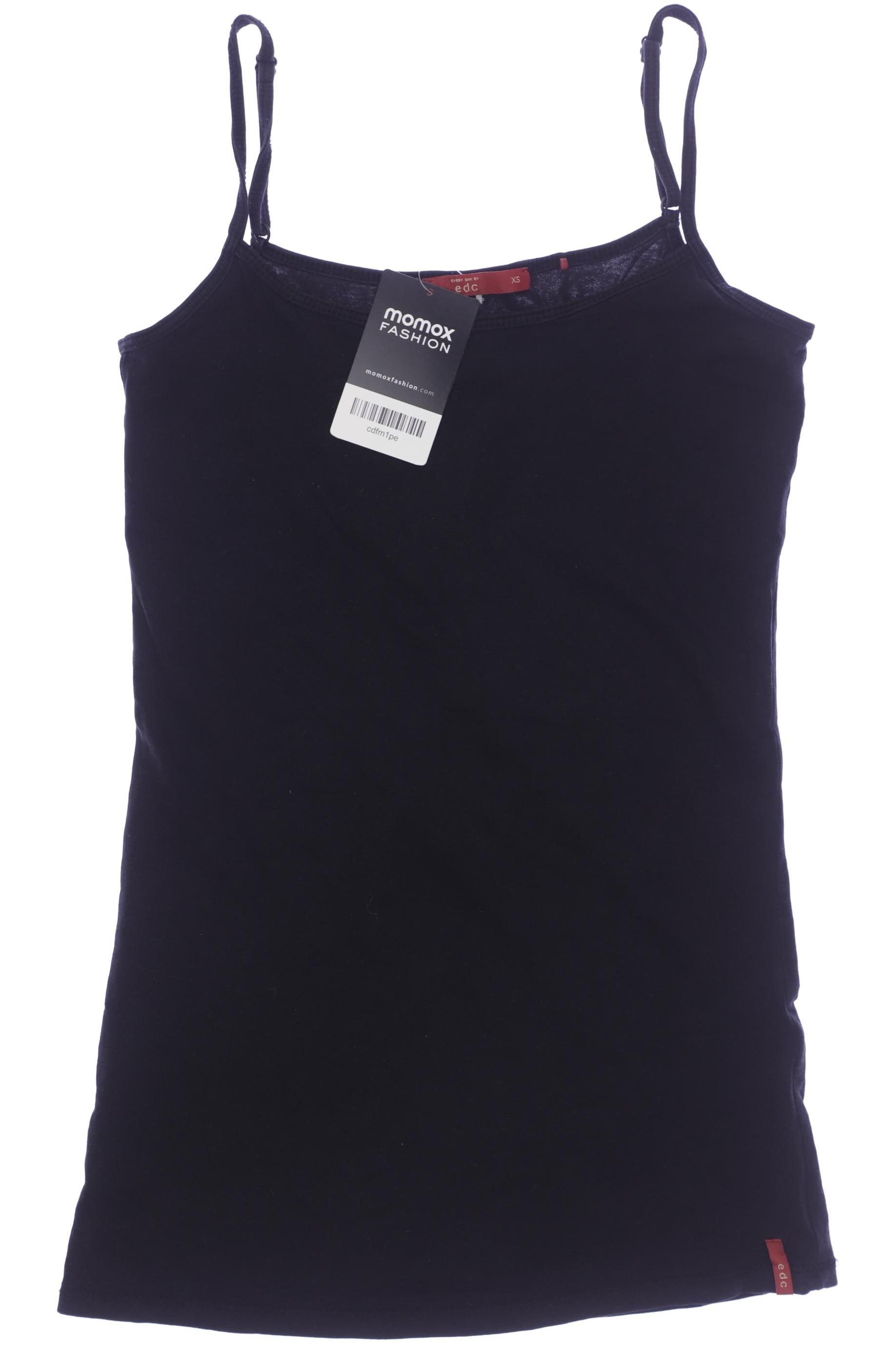 

edc by Esprit Damen Top, schwarz, Gr. 56