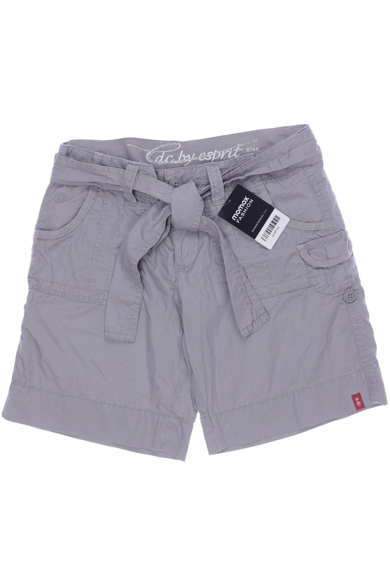 

edc by Esprit Damen Shorts, grau, Gr. 32