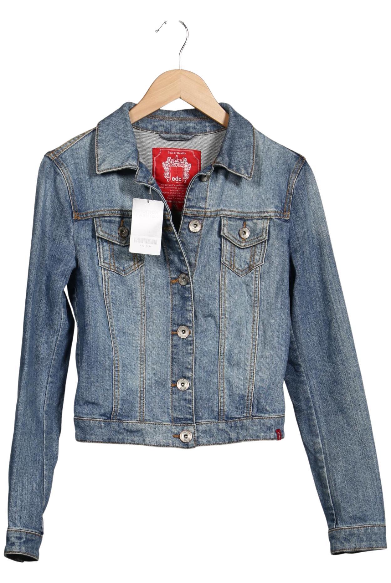 

edc by Esprit Damen Jacke, blau, Gr. 44