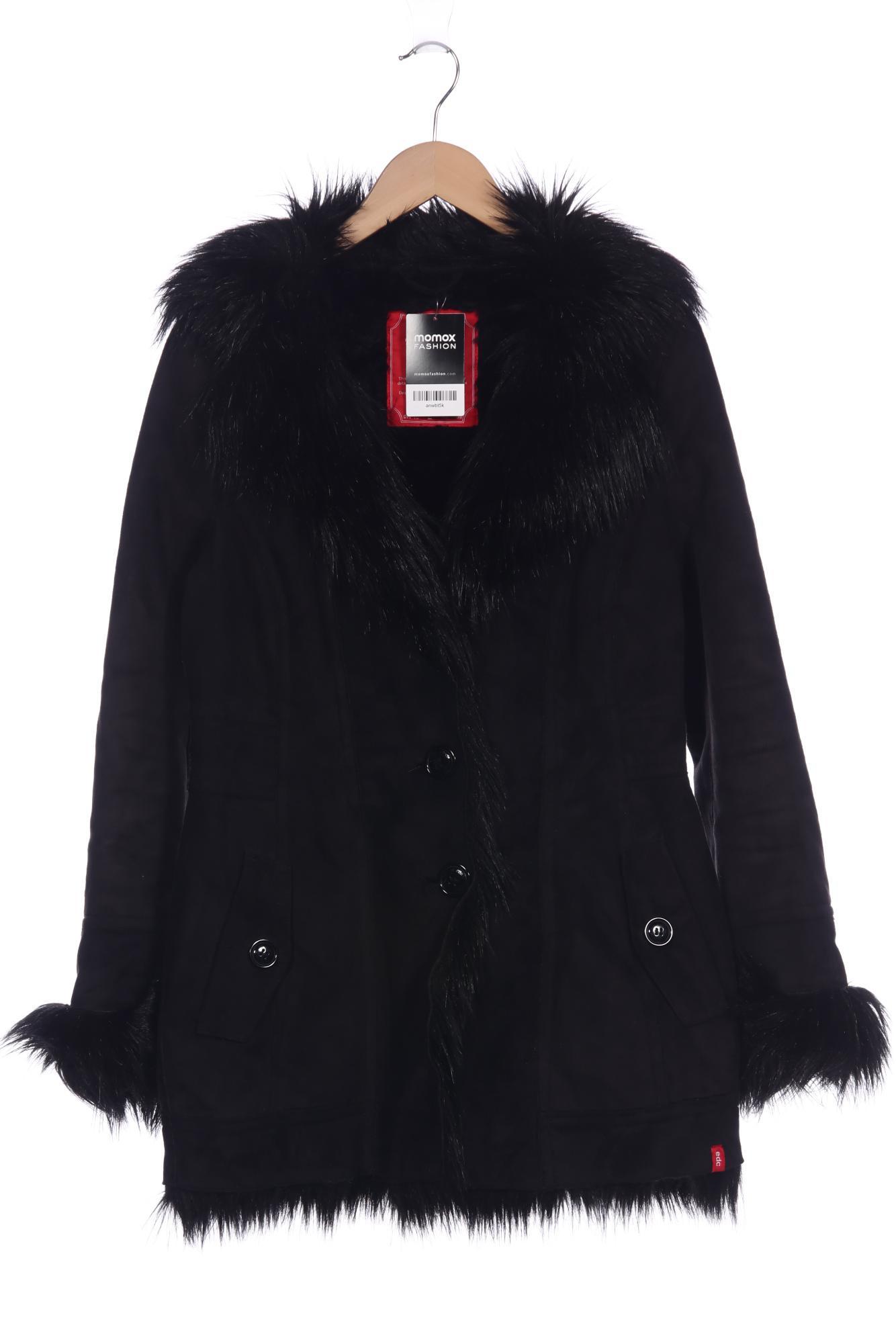 

edc by Esprit Damen Mantel, schwarz, Gr. 40
