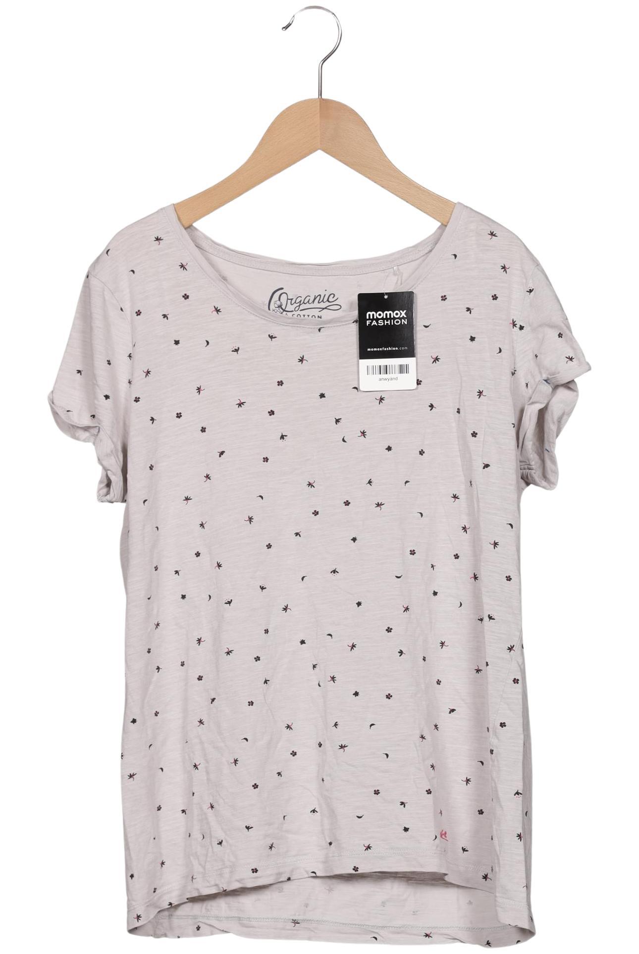 

edc by Esprit Damen T-Shirt, grau, Gr. 42