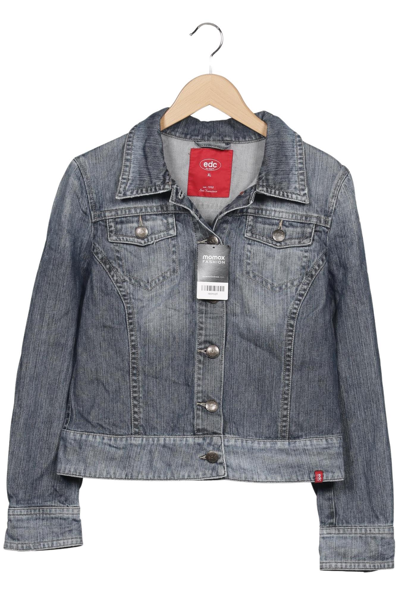 

edc by Esprit Damen Jacke, blau, Gr. 44