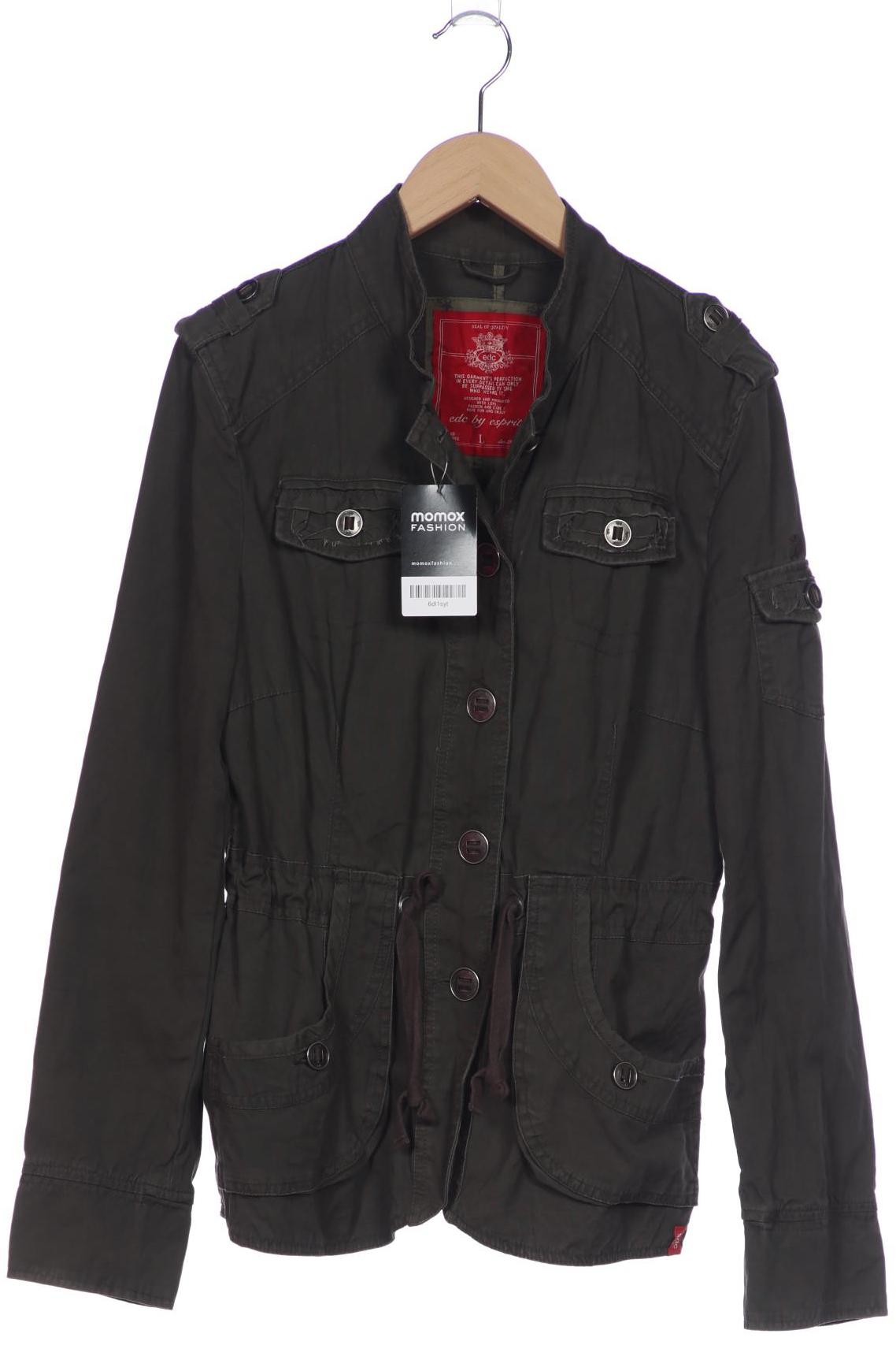 

edc by Esprit Damen Jacke, grau, Gr. 42