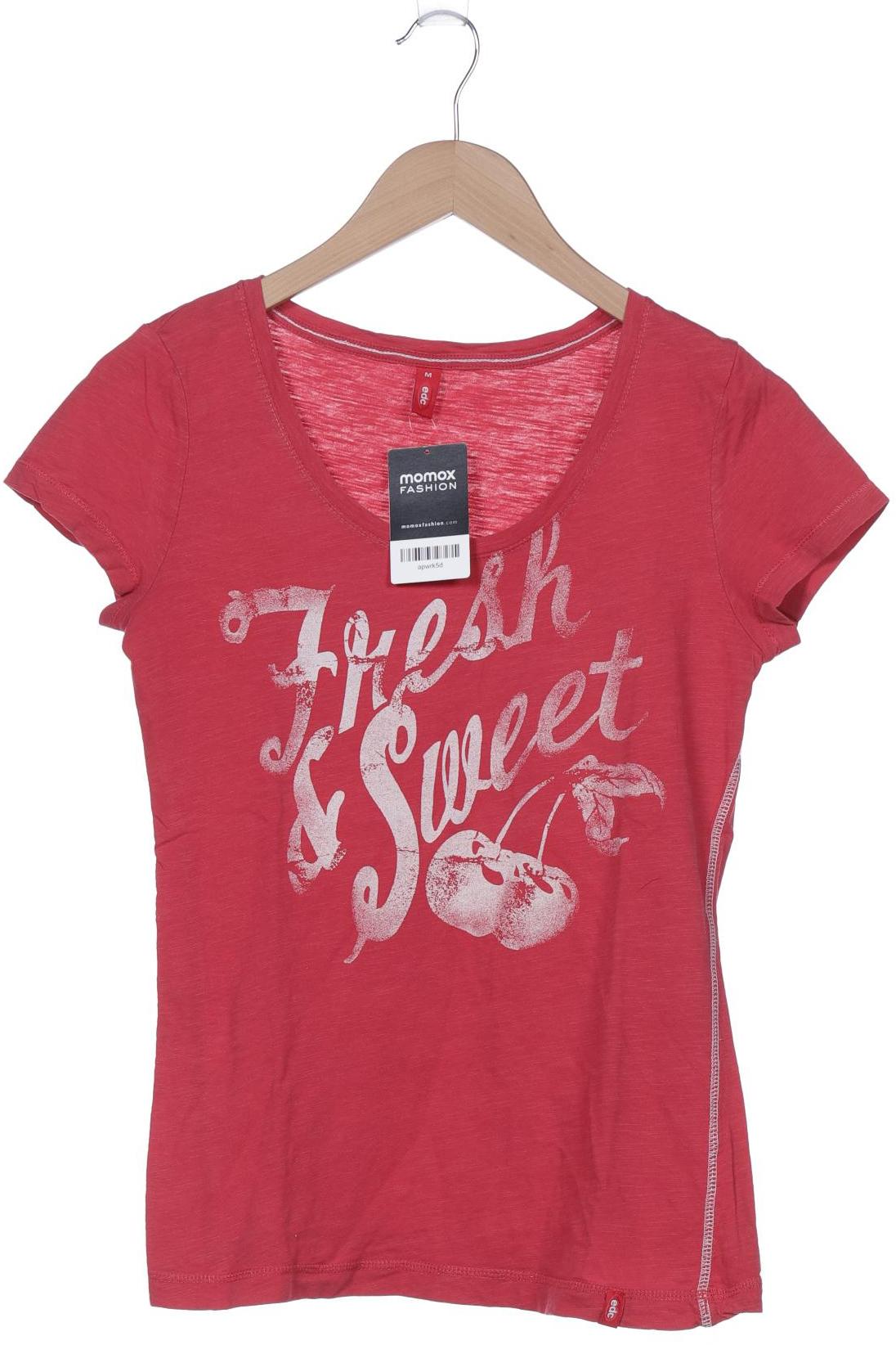 

edc by Esprit Damen T-Shirt, rot, Gr. 38