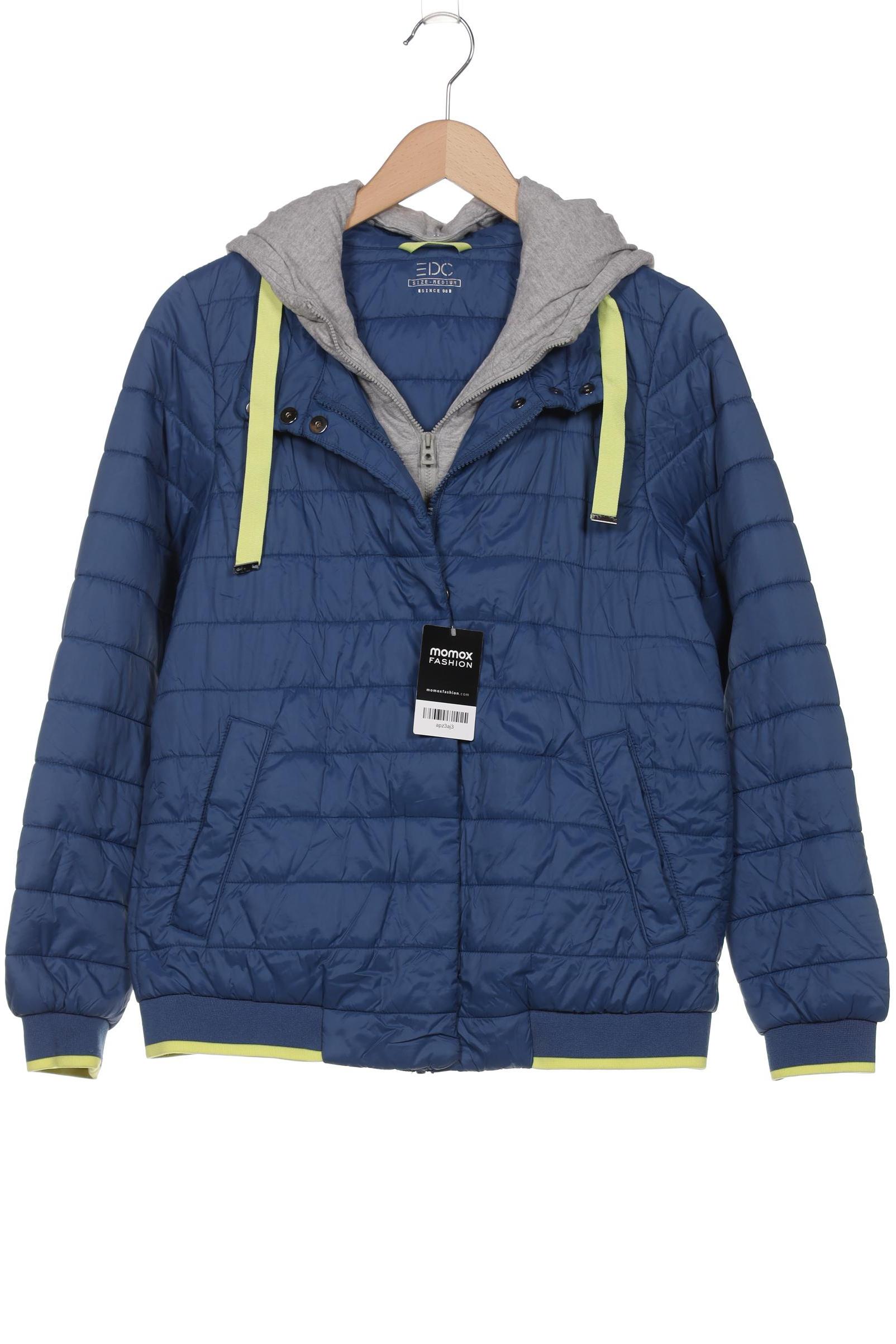 

edc by Esprit Damen Jacke, blau, Gr. 38