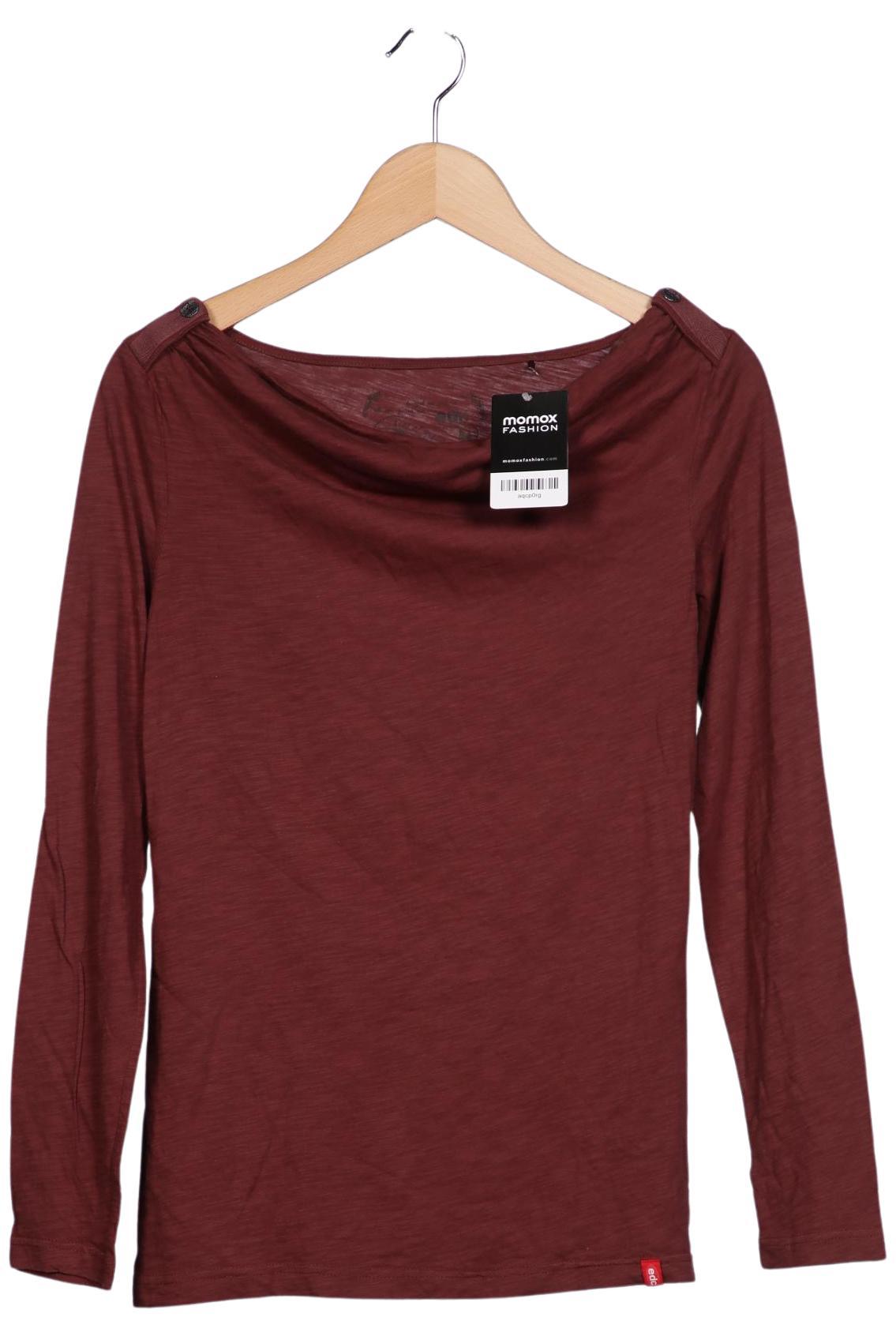 

edc by Esprit Damen Langarmshirt, mehrfarbig, Gr. 38