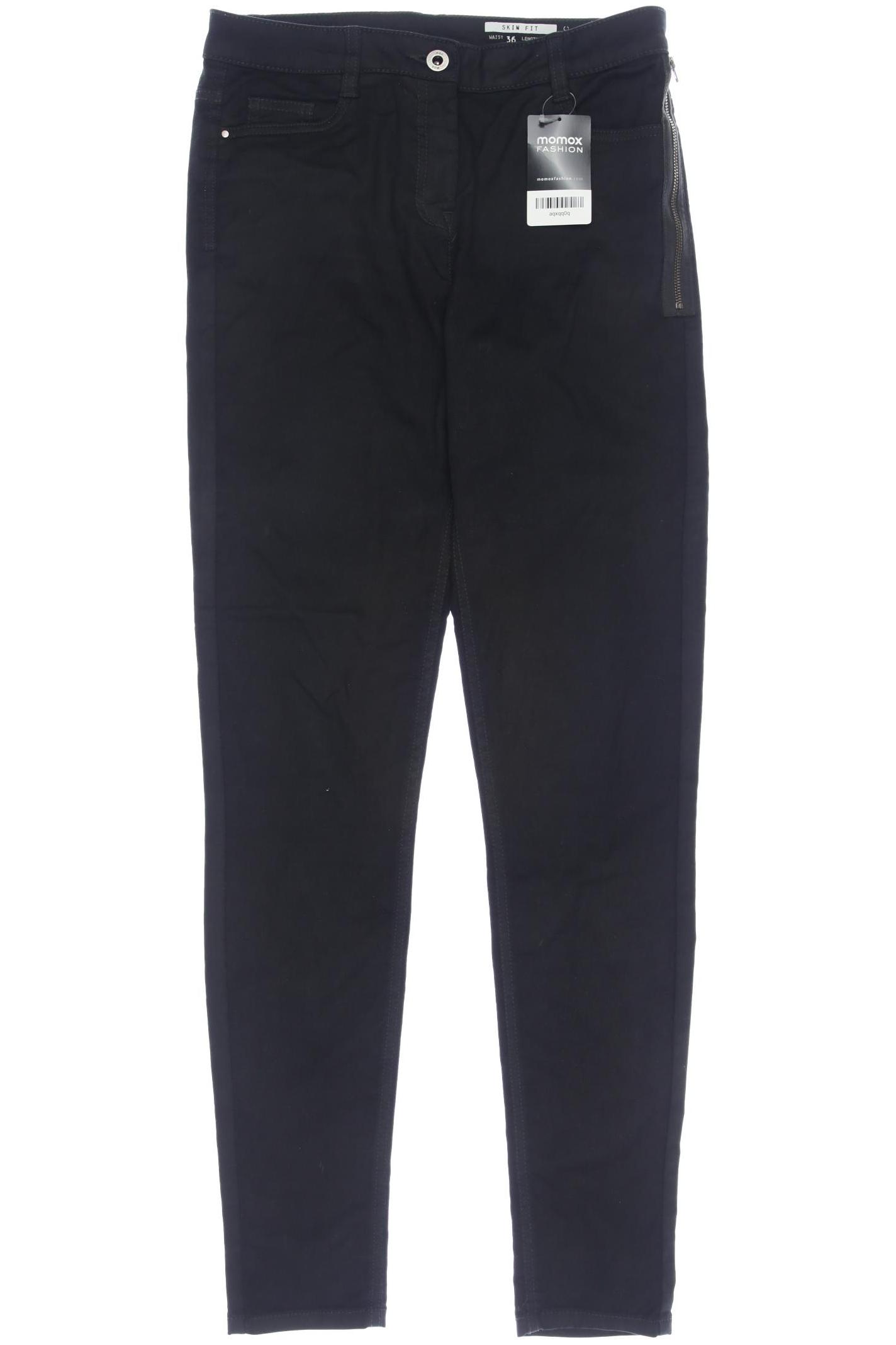

edc by Esprit Damen Stoffhose, schwarz, Gr. 36