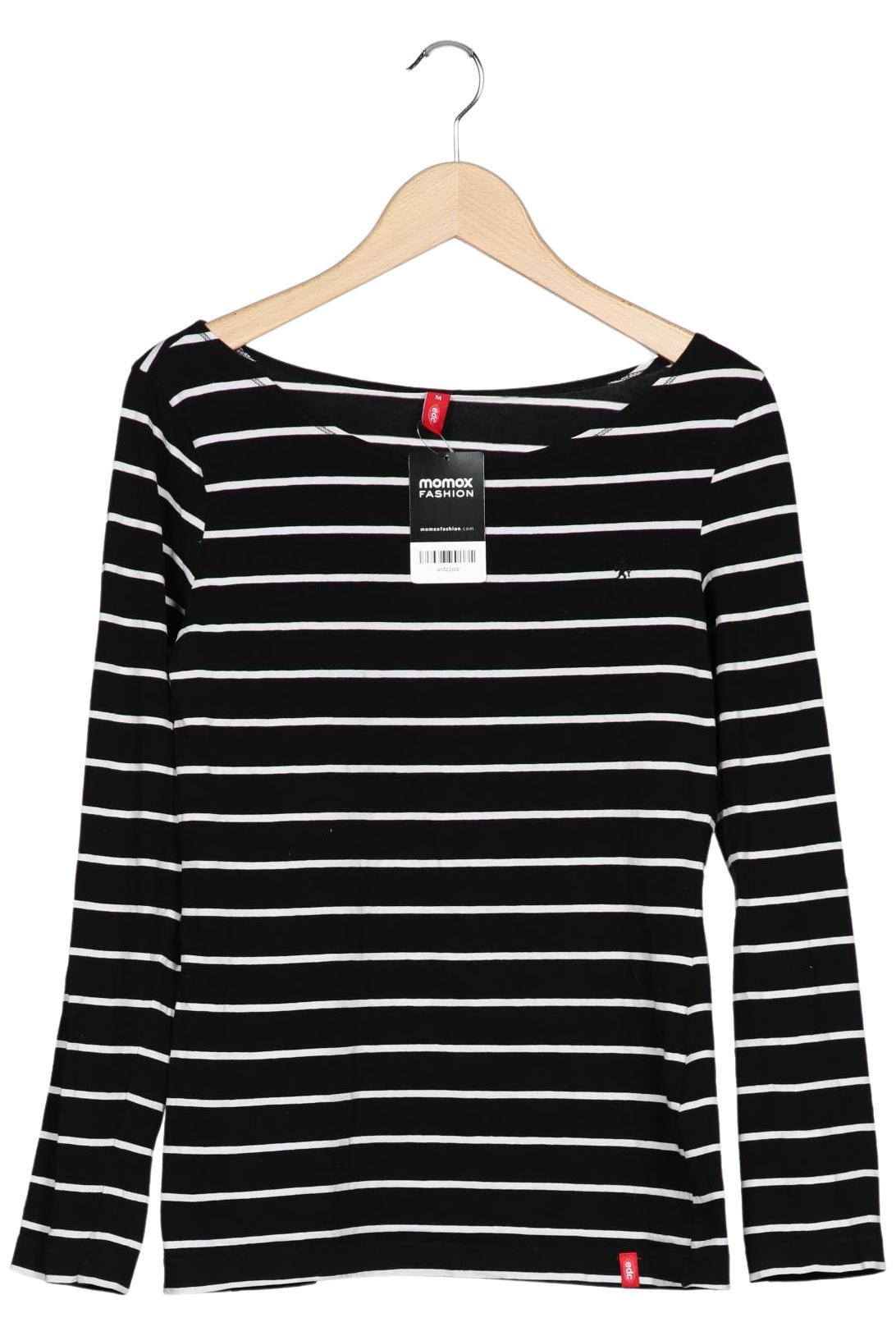 

edc by Esprit Damen Langarmshirt, mehrfarbig, Gr. 38