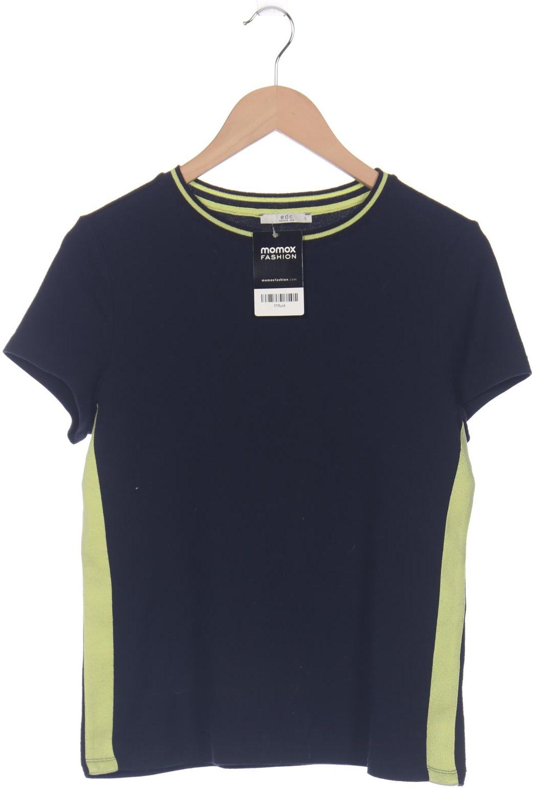 

edc by Esprit Damen T-Shirt, marineblau, Gr. 42