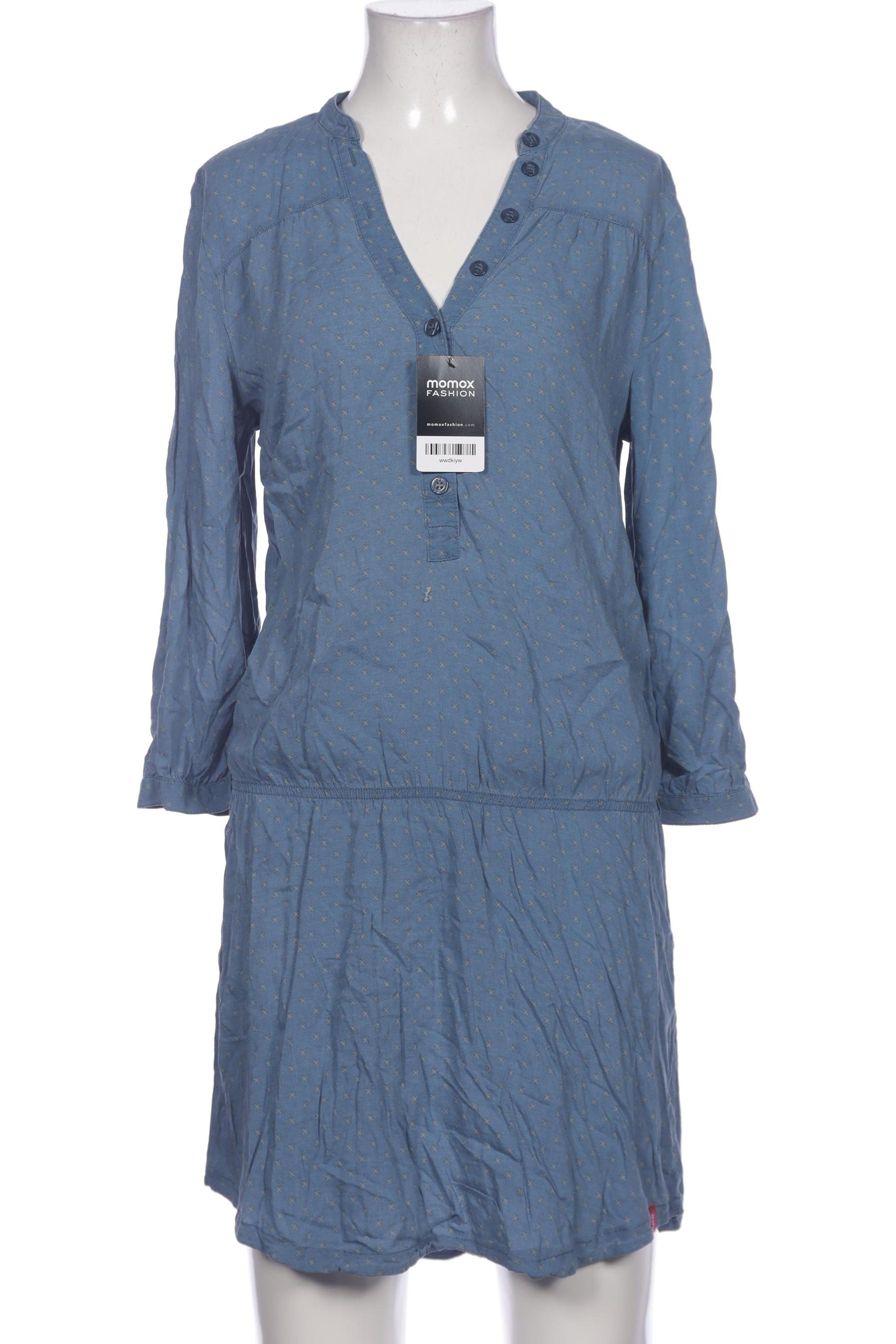 

edc by Esprit Damen Kleid, blau, Gr. 38