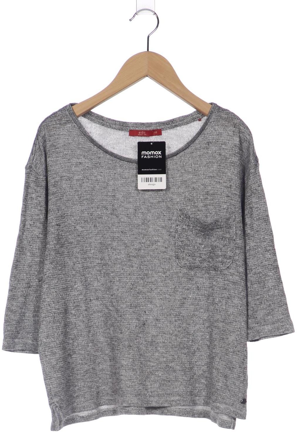 

edc by Esprit Damen Pullover, grau, Gr. 34
