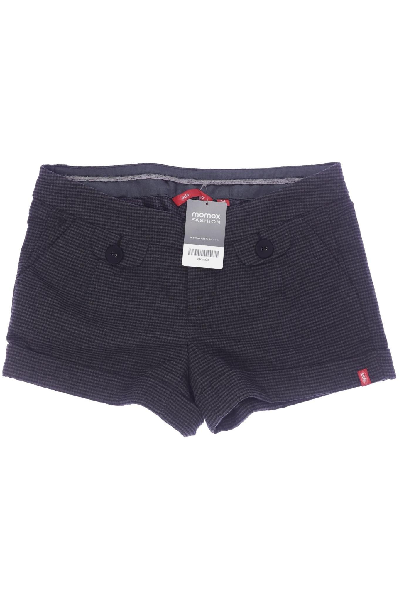 

edc by Esprit Damen Shorts, schwarz, Gr. 34