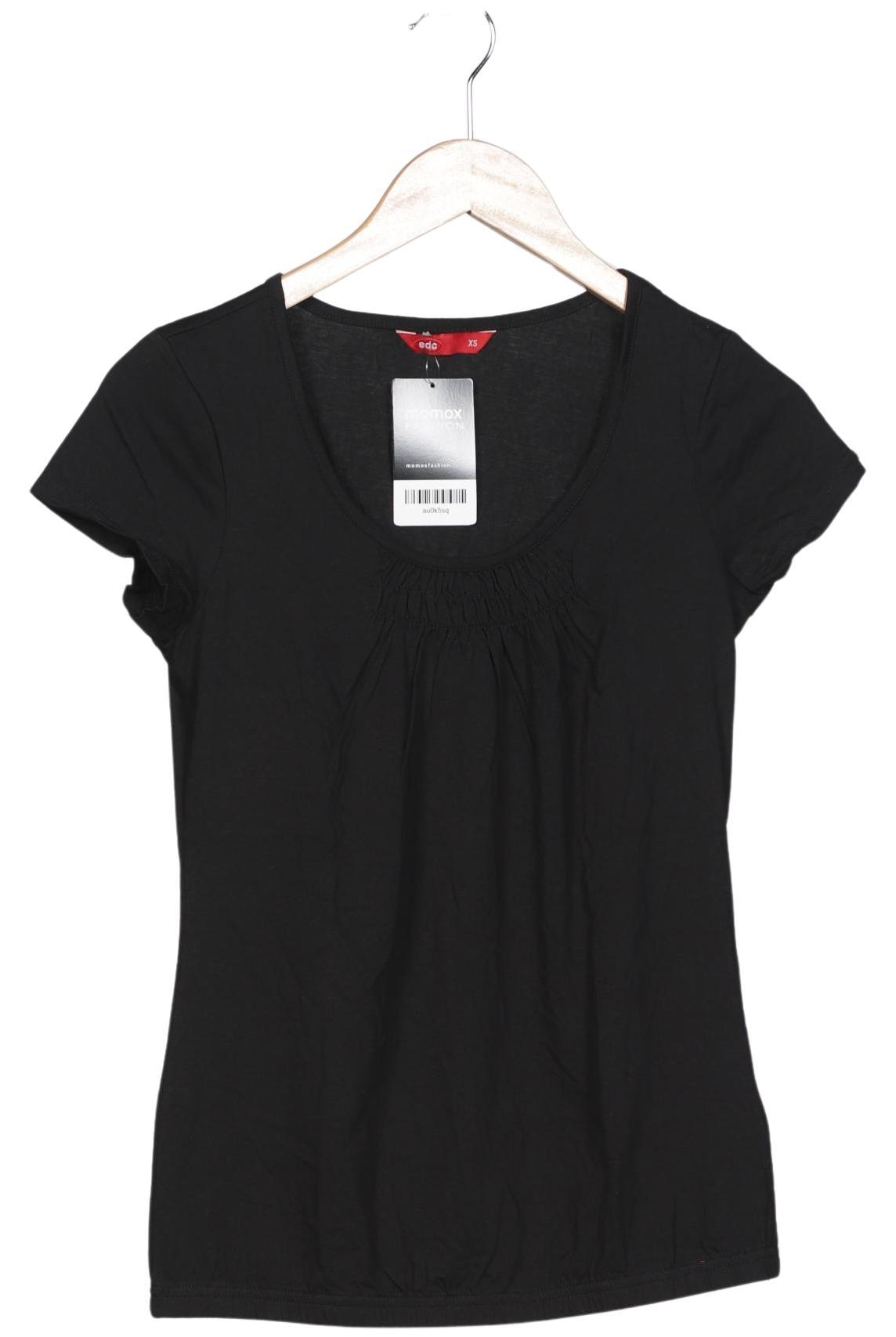 

edc by Esprit Damen T-Shirt, schwarz, Gr. 34