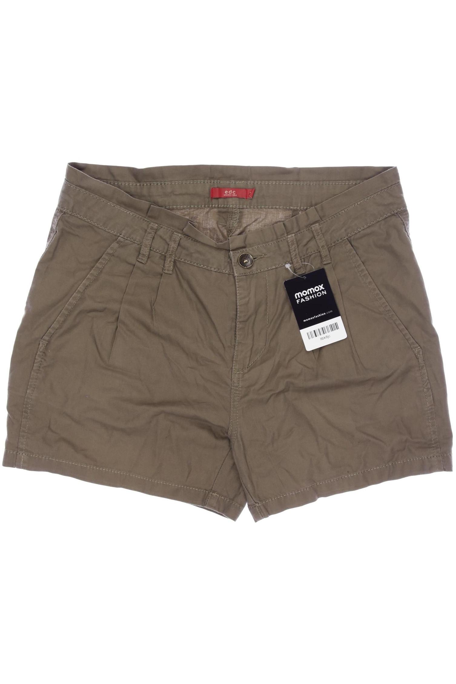 

edc by Esprit Damen Shorts, grün, Gr. 36