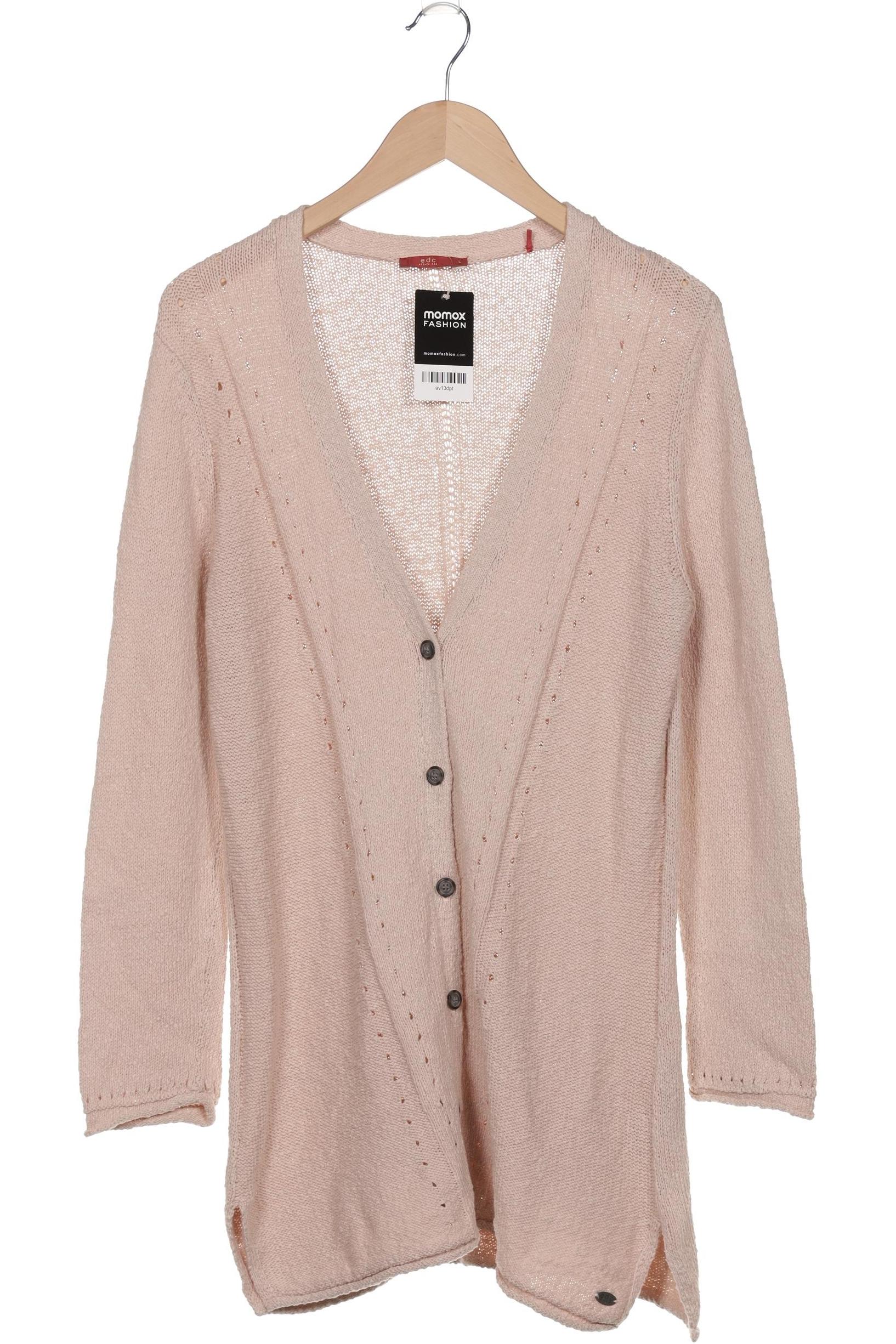 

edc by Esprit Damen Strickjacke, pink, Gr. 42