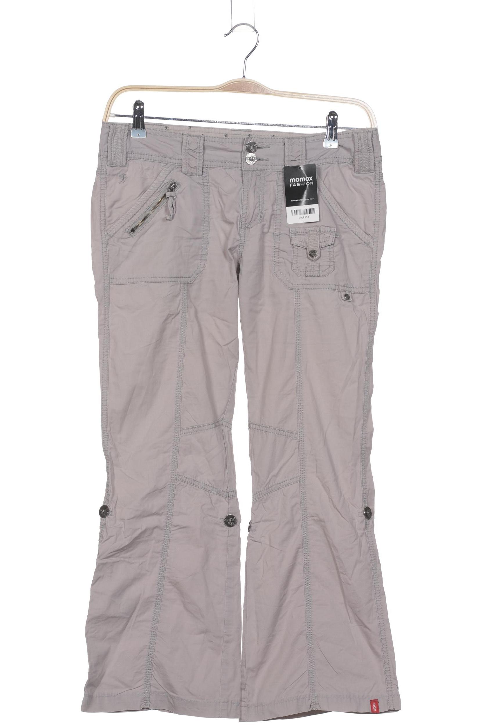 

edc by Esprit Damen Stoffhose, beige, Gr. 36