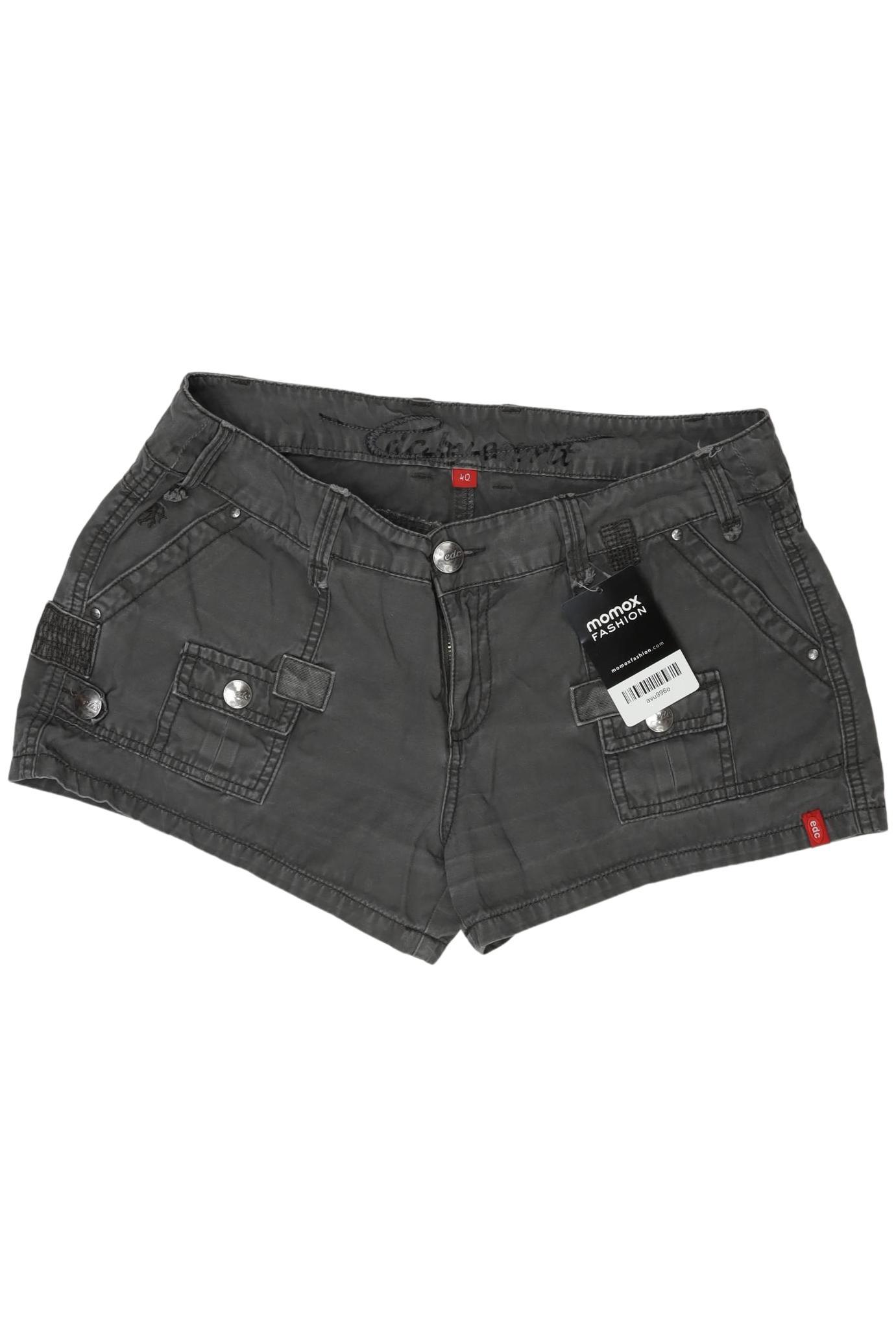 

edc by Esprit Damen Shorts, grau, Gr. 40