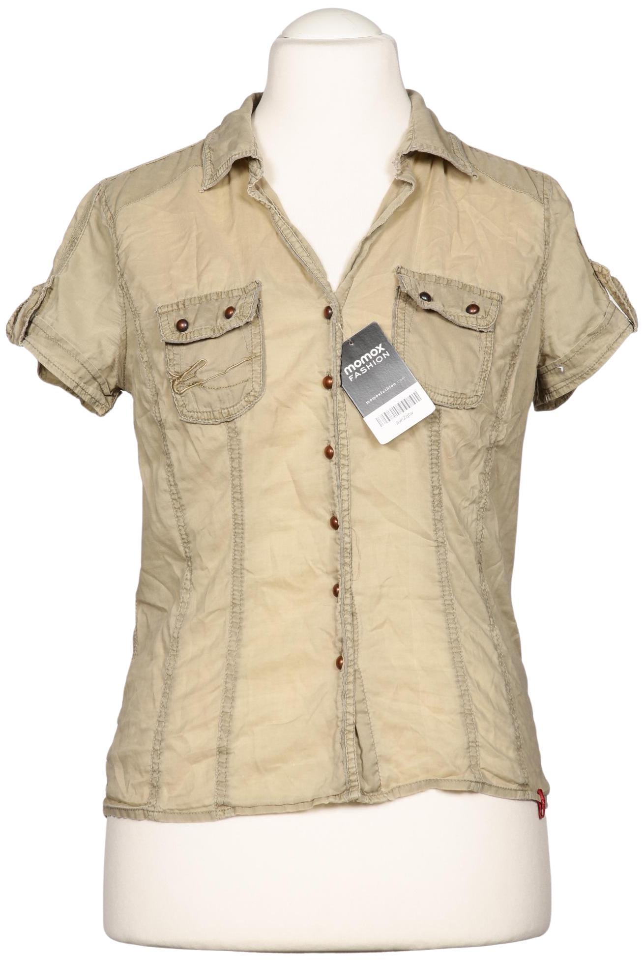 

edc by Esprit Damen Bluse, beige, Gr. 38