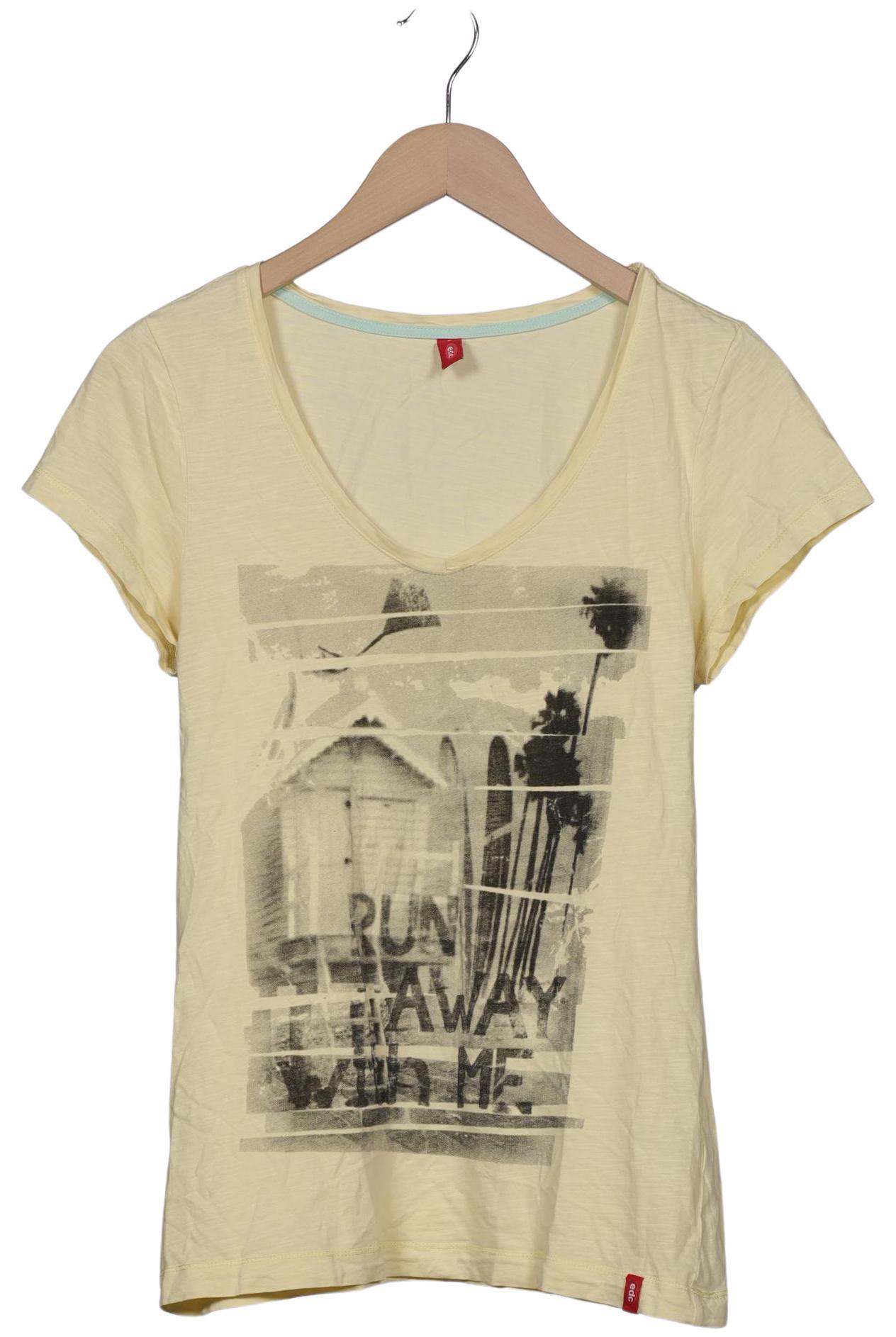 

edc by Esprit Damen T-Shirt, cremeweiß, Gr. 42