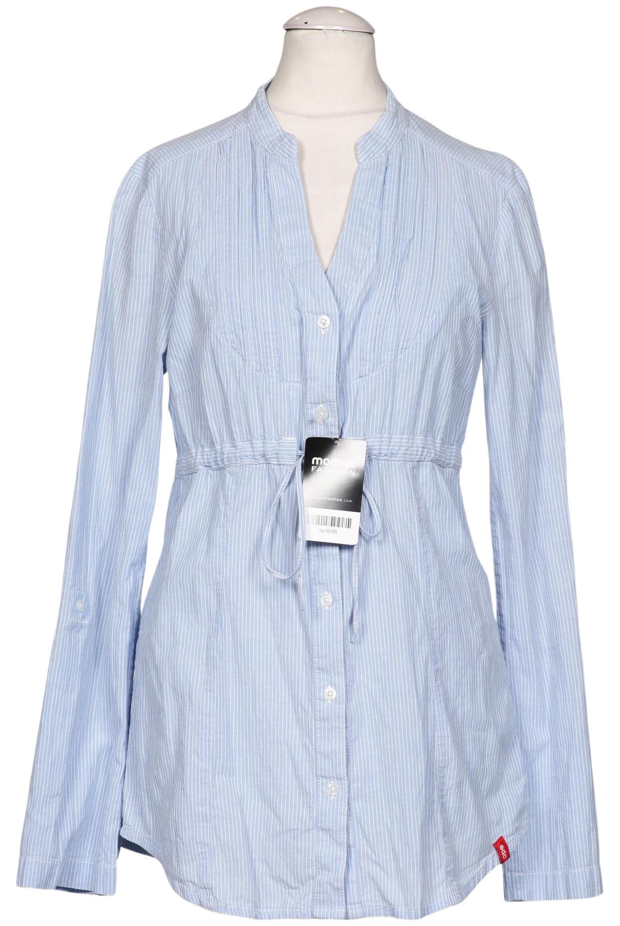 

edc by Esprit Damen Bluse, hellblau, Gr. 36