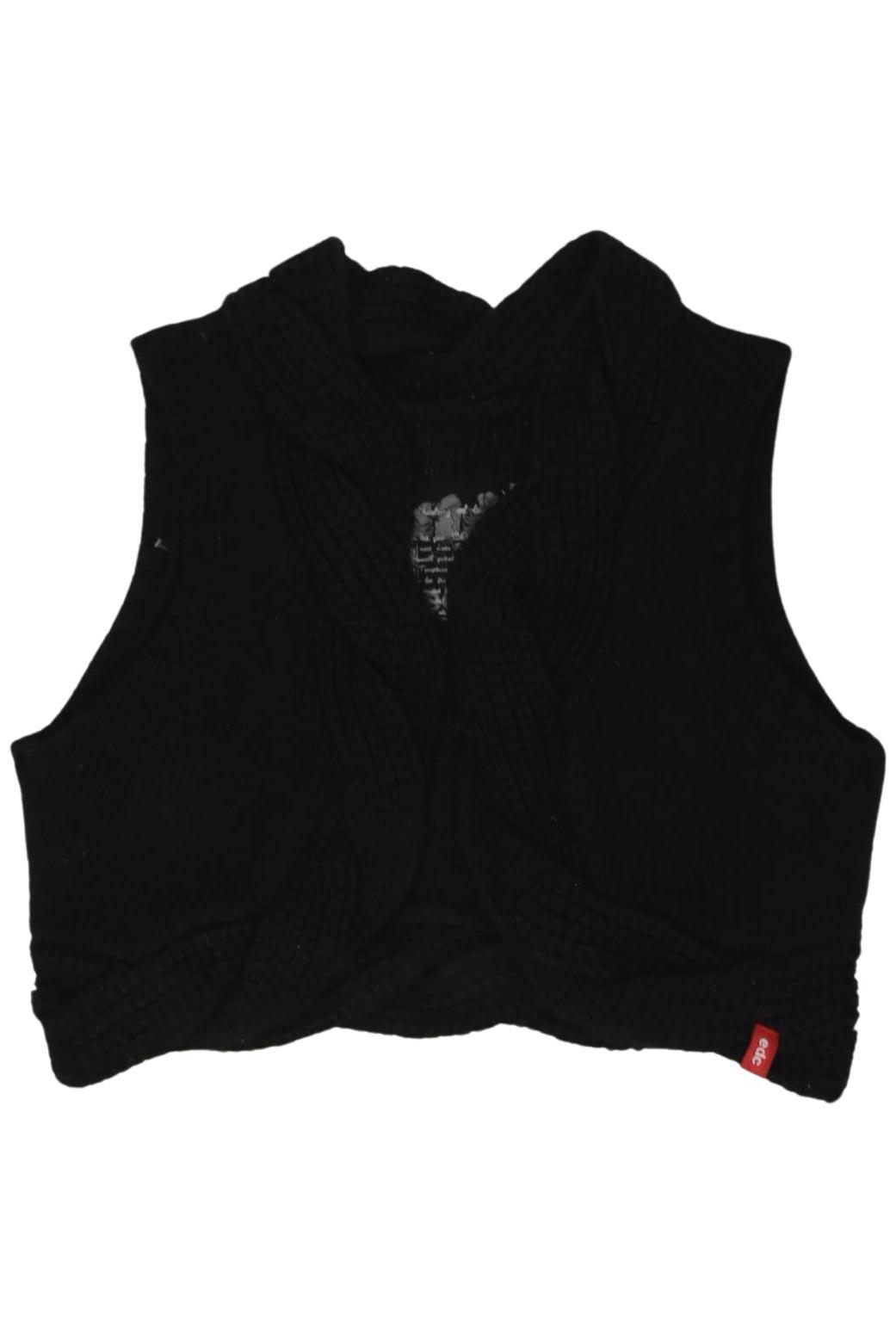 

edc by Esprit Damen Weste, schwarz, Gr. 34