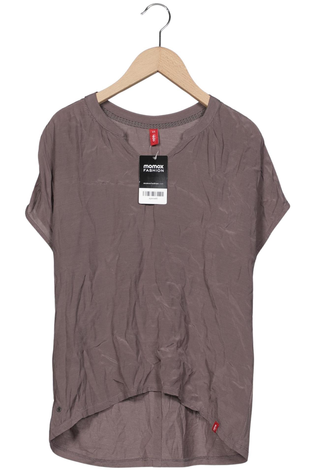 

edc by Esprit Damen T-Shirt, braun, Gr. 34