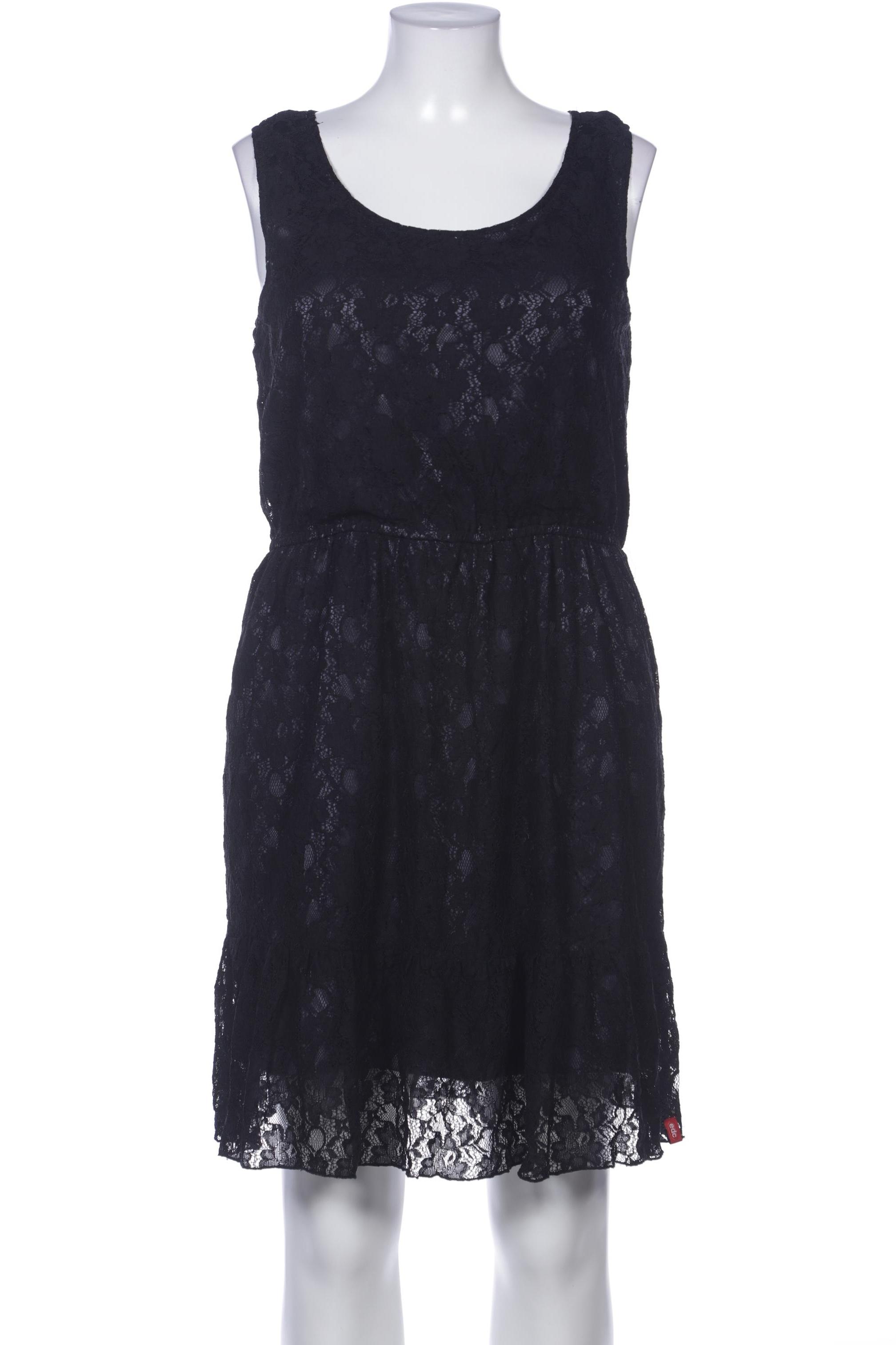 

edc by Esprit Damen Kleid, schwarz, Gr. 44