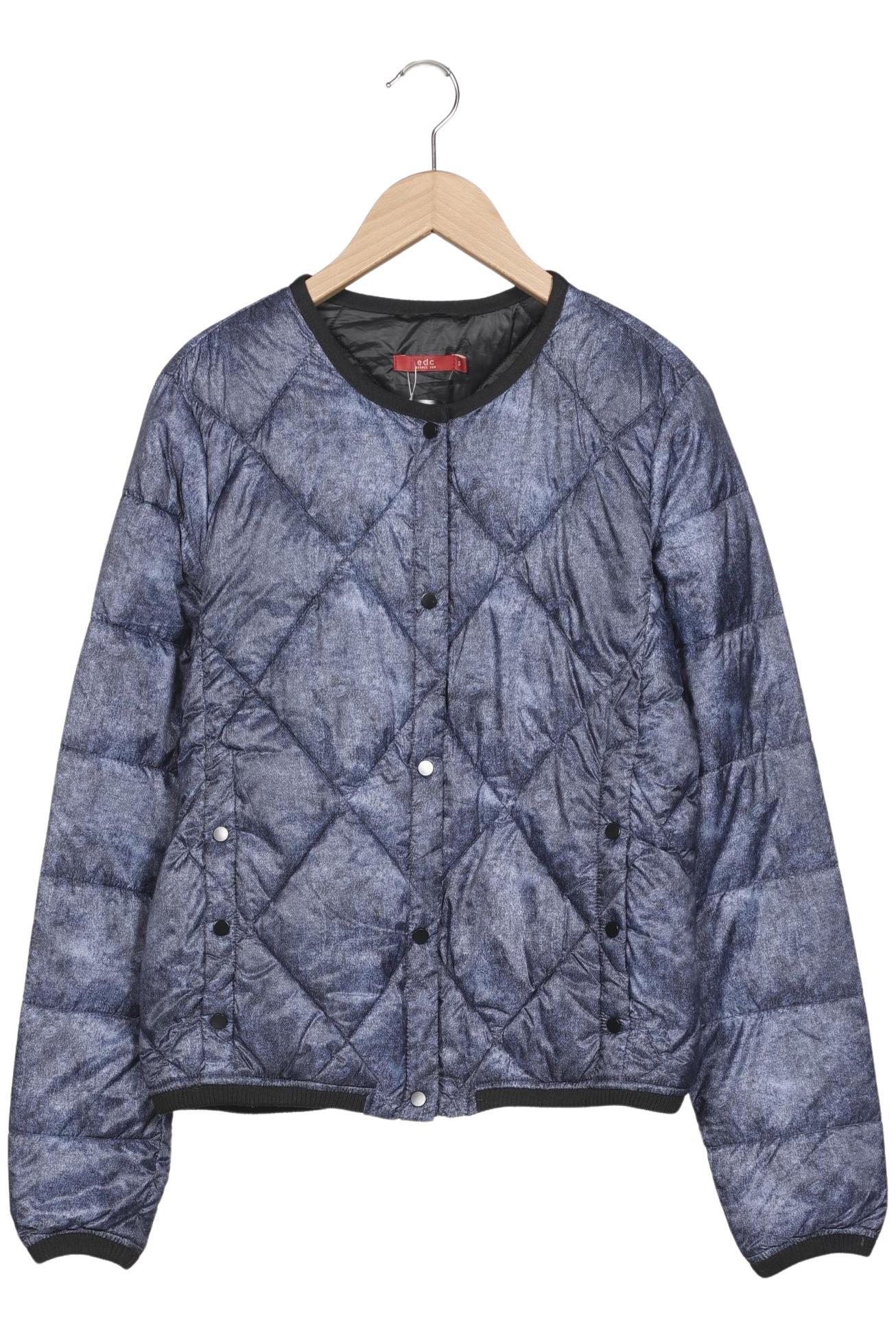 

edc by Esprit Damen Jacke, blau, Gr. 36