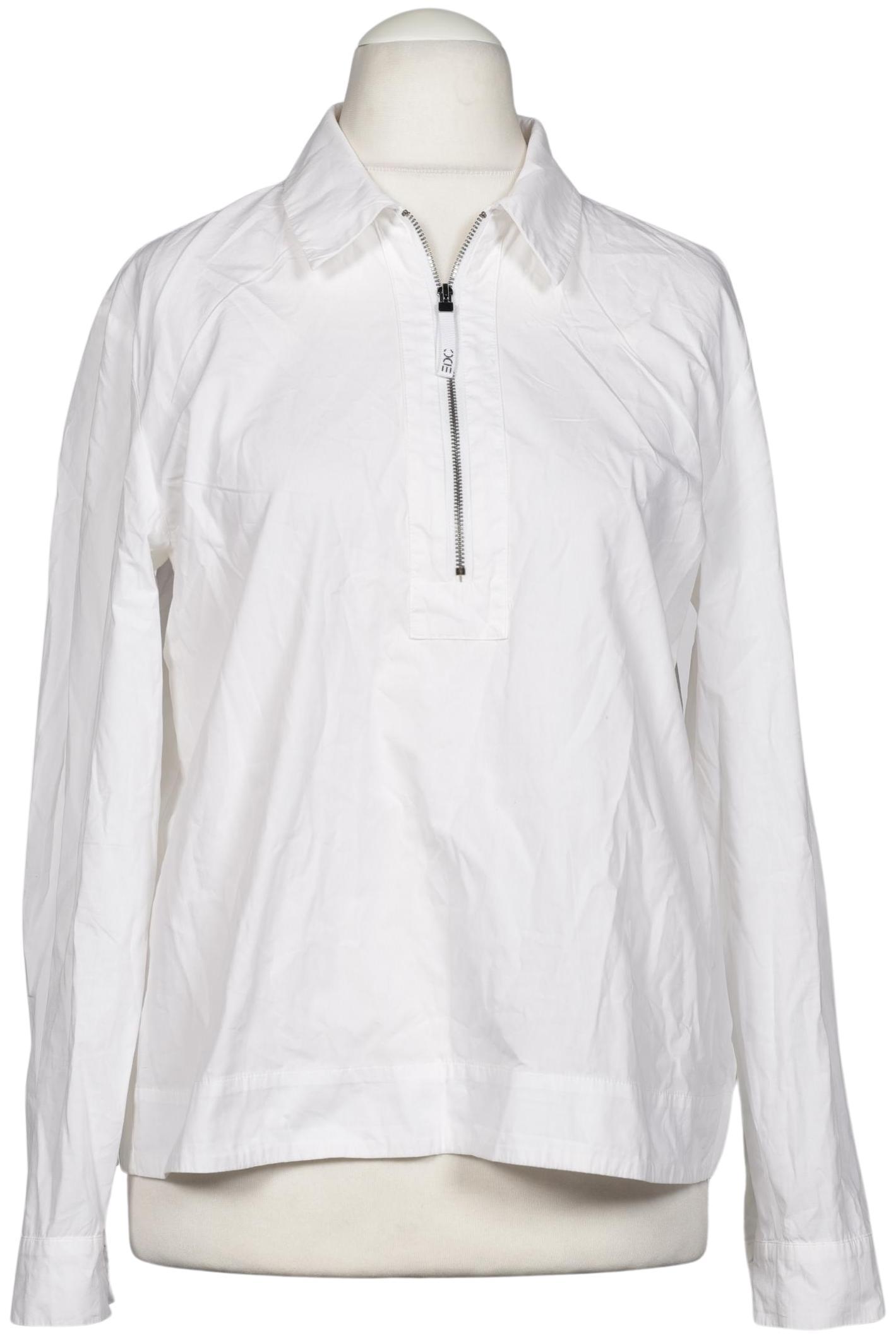 

edc by Esprit Damen Bluse, weiß, Gr. 38