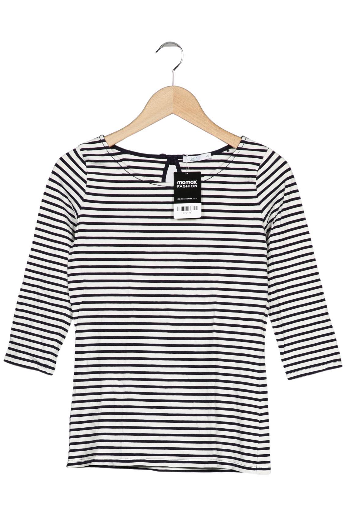 

edc by Esprit Damen Langarmshirt, mehrfarbig, Gr. 34