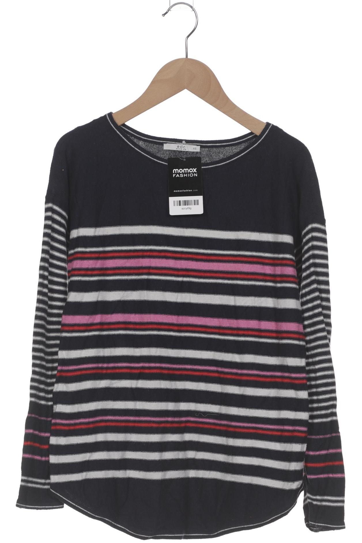 

edc by Esprit Damen Pullover, marineblau, Gr. 34