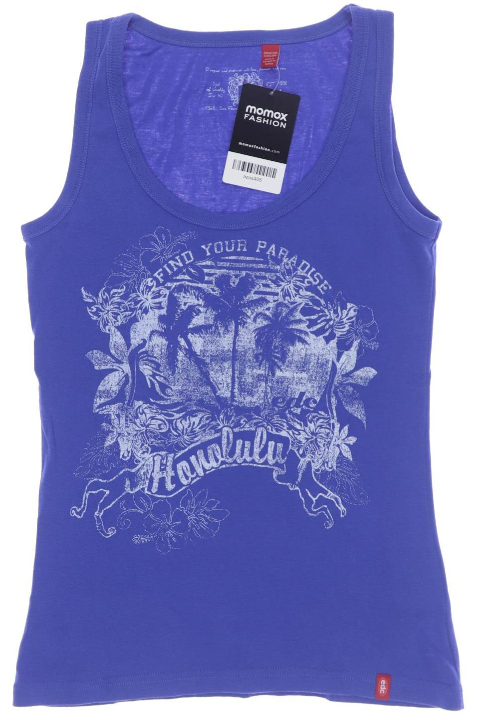 

edc by Esprit Damen Top, blau